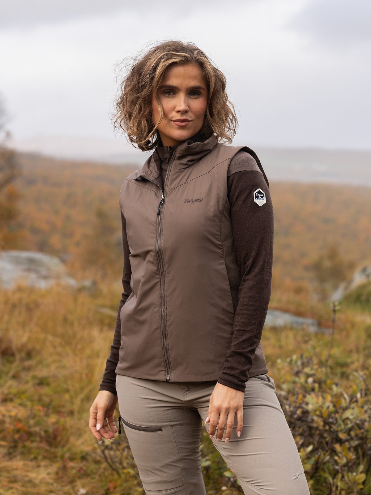 Bergans Holo Insulated Vest Women Hot Cocoa