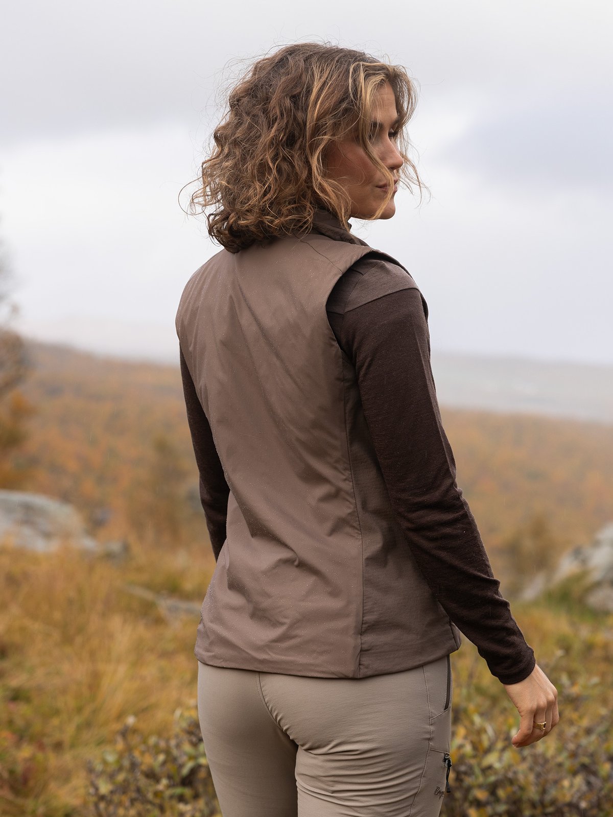 Bergans Holo Insulated Vest Women Hot Cocoa