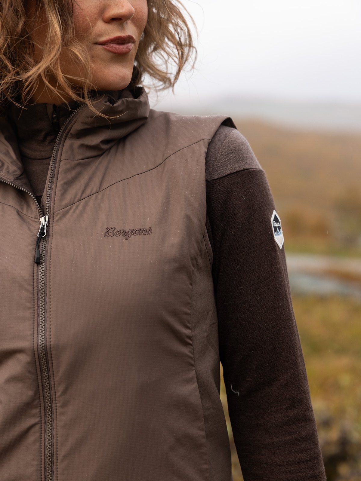 Bergans Holo Insulated Vest Women Hot Cocoa