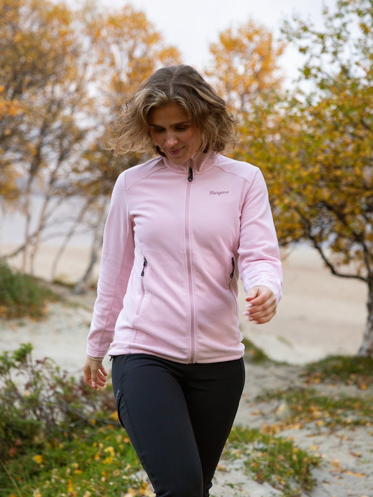 Bergans Finnsnes Fleece Jacket Women Faded Pink