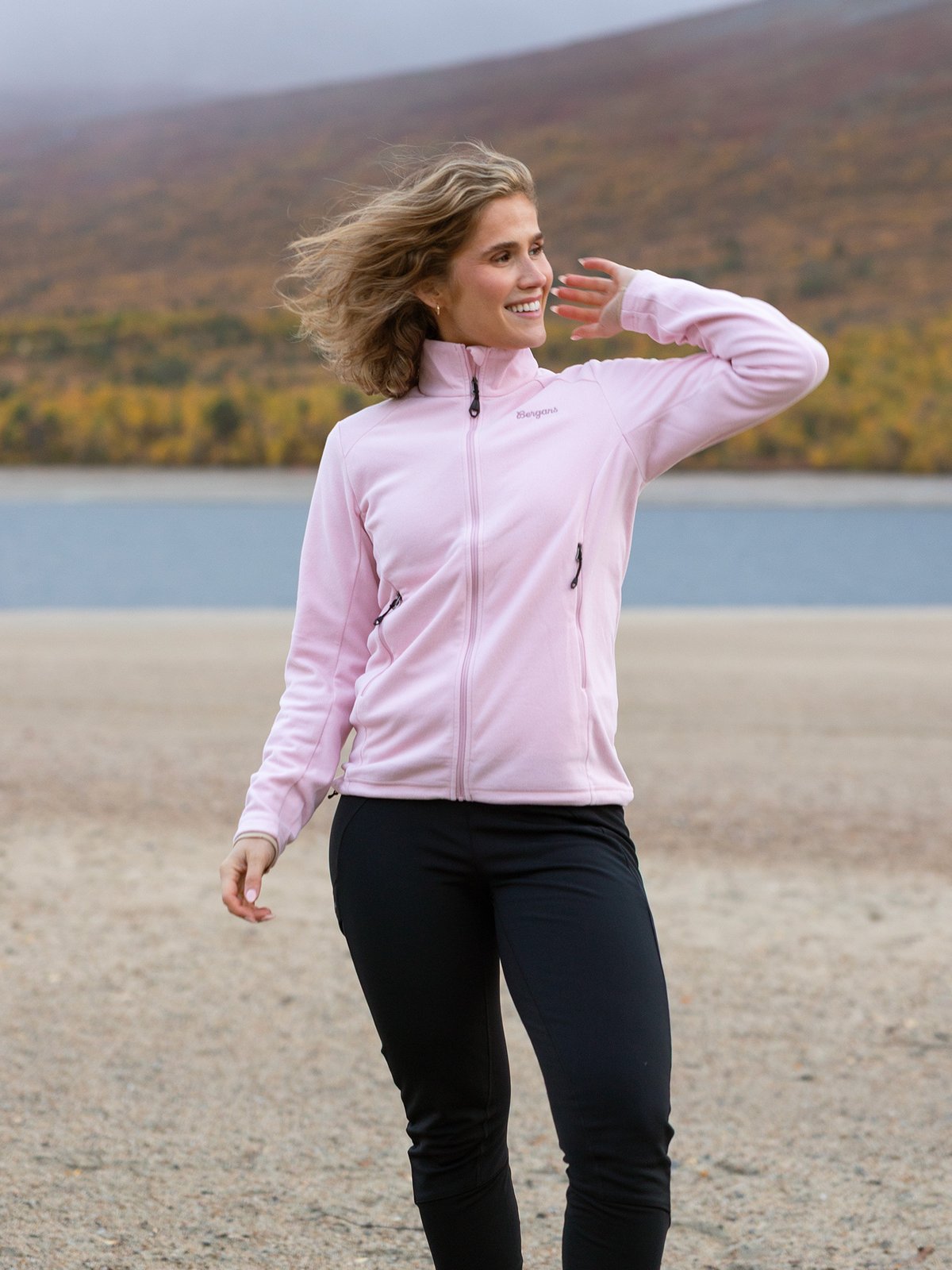 Bergans Finnsnes Fleece Jacket Women Faded Pink