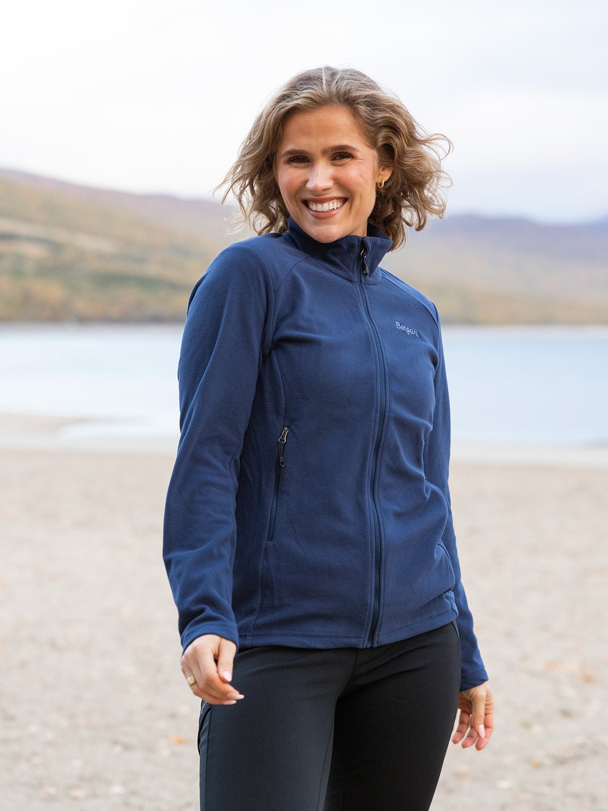 Bergans Finnsnes Fleece Jacket Women Navy Blue