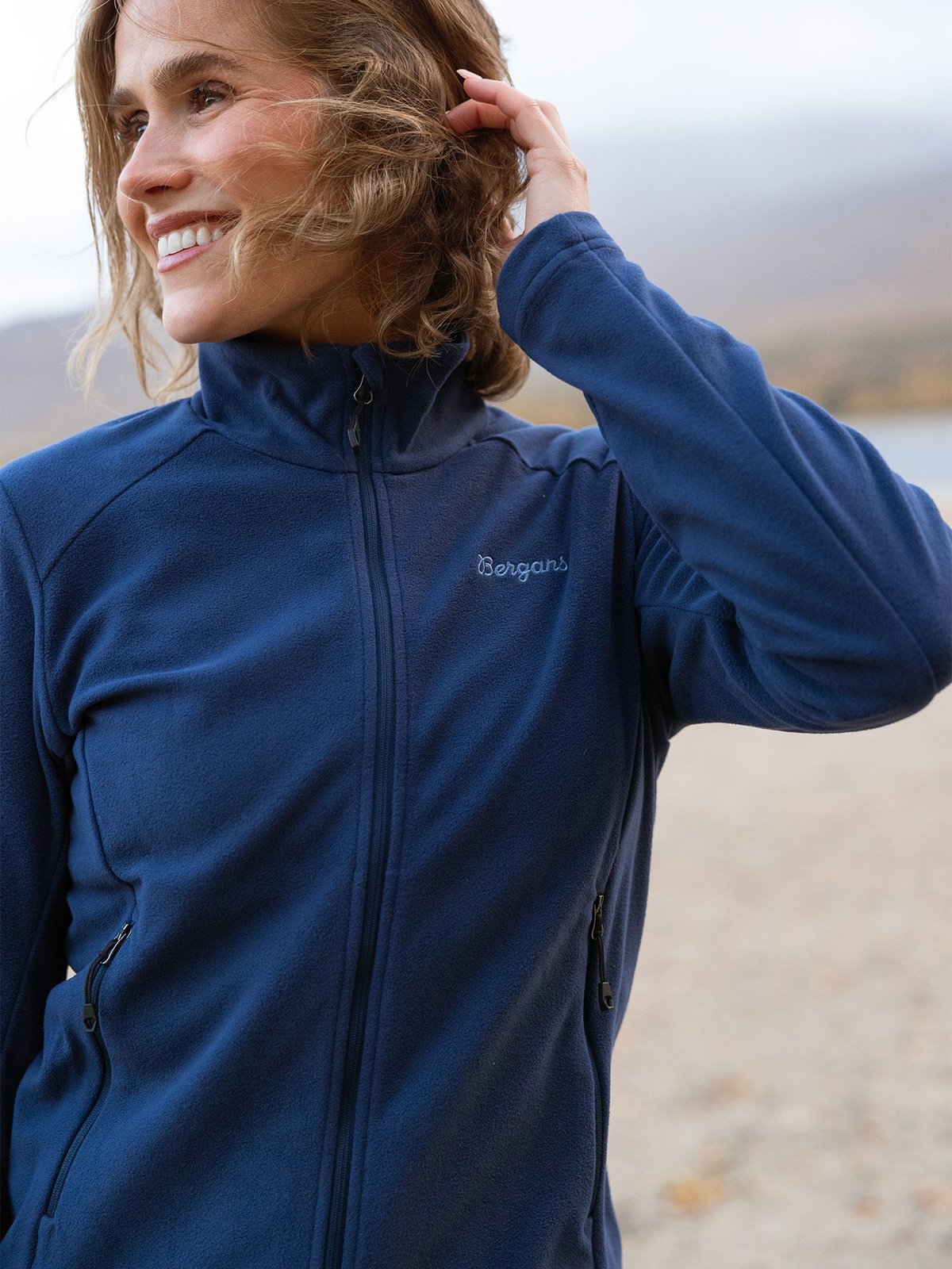 Bergans Finnsnes Fleece Jacket Women Navy Blue
