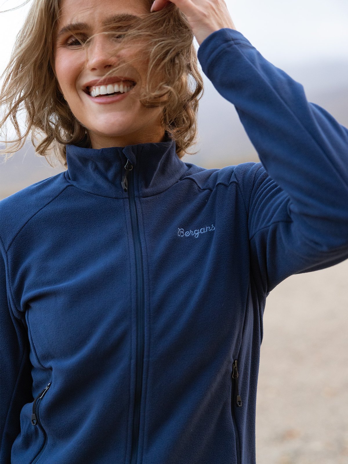Bergans Finnsnes Fleece Jacket Women Navy Blue