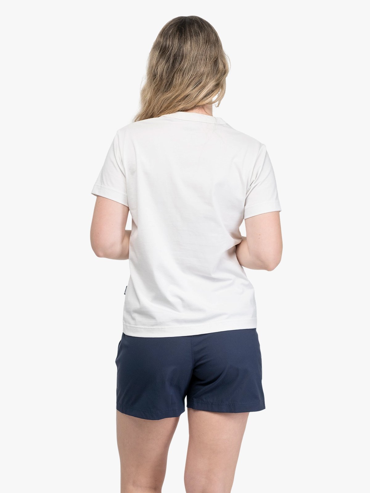 Bergans Logo Cotton Tee Women Artic White