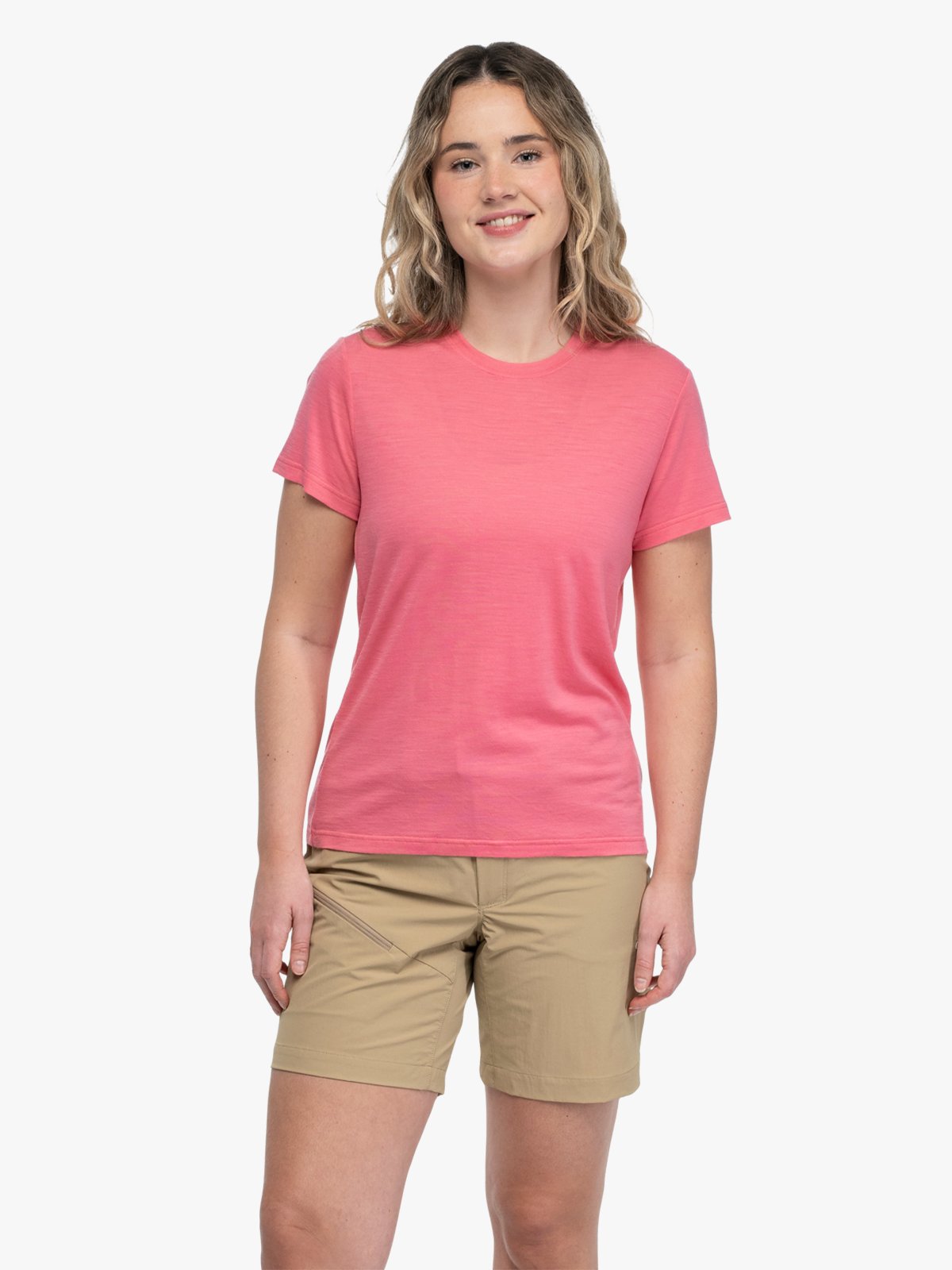 Bergans Merino Light Tee Women Cherry Blossom