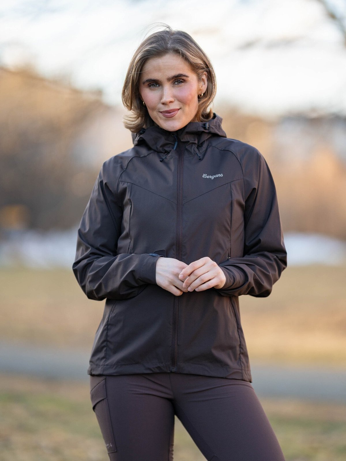 Bergans Microlight Jacket Women Dark Chocolate