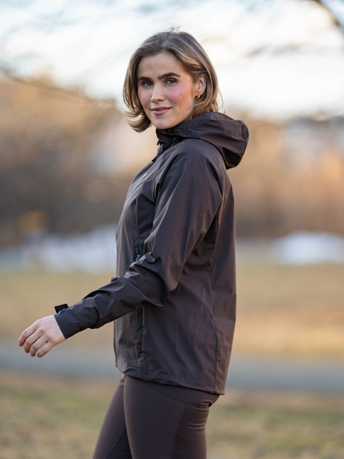 Bergans Microlight Jacket Women Dark Chocolate