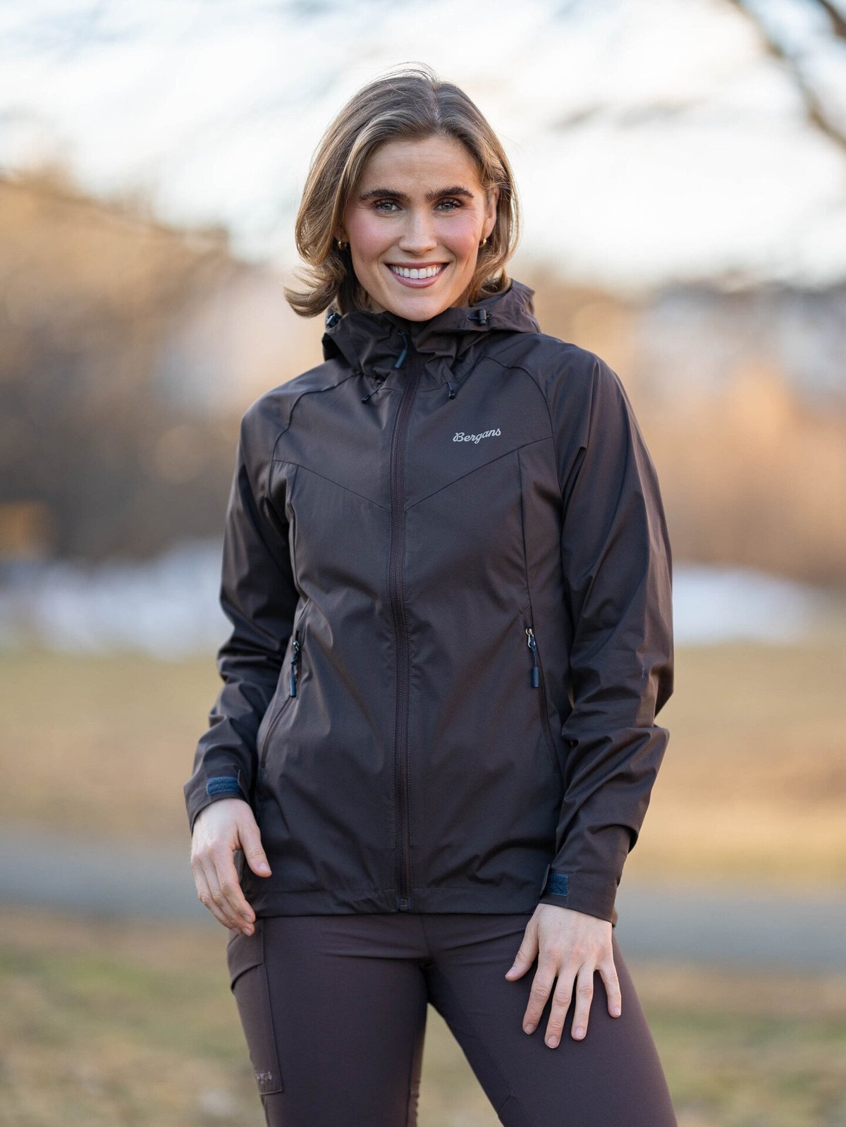 Bergans Microlight Jacket Women Dark Chocolate