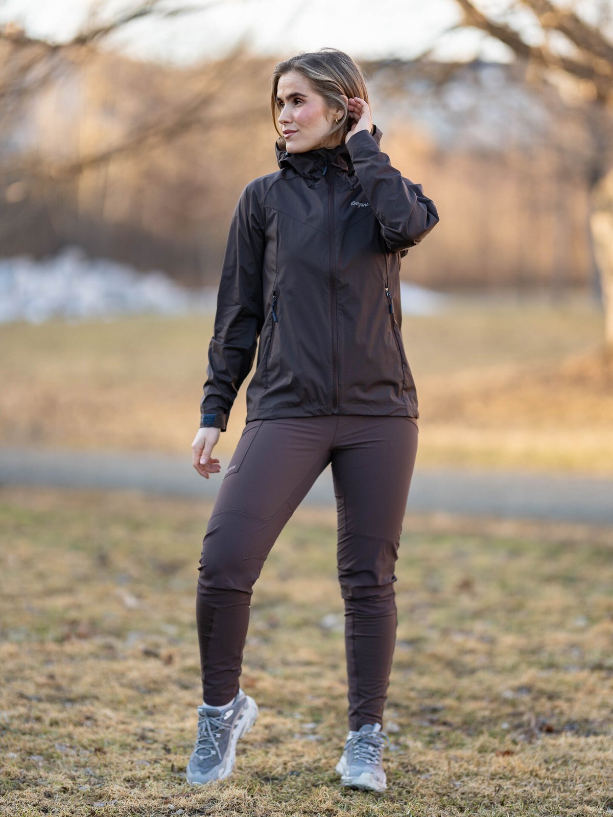 Bergans Microlight Jacket Women Dark Chocolate