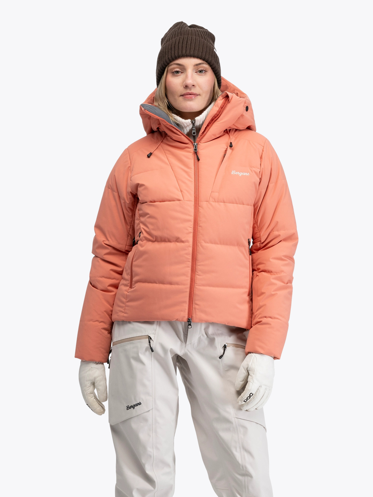 Bergans Oppdal Down Jacket Women Light Weathered Red