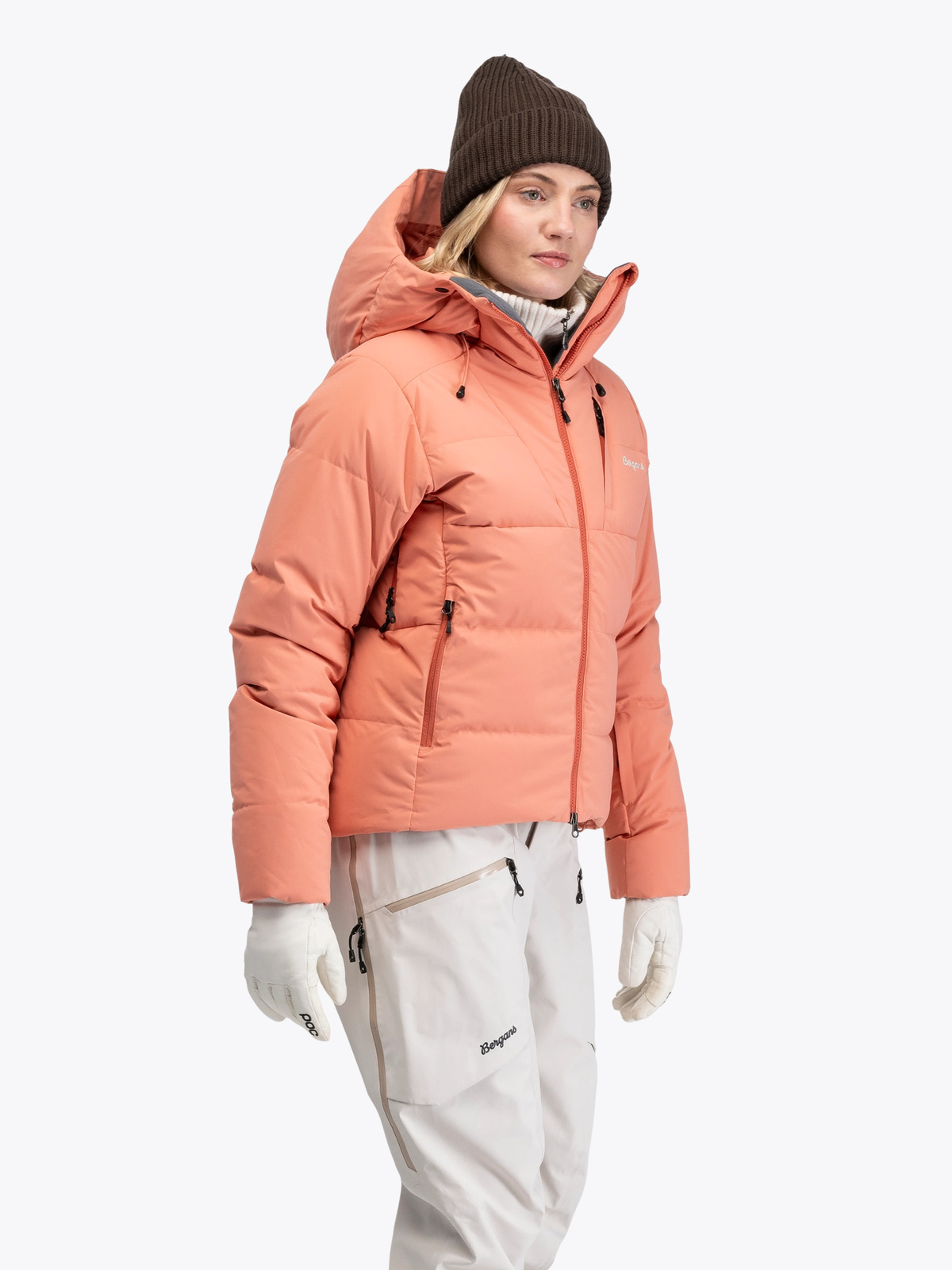 Bergans Oppdal Down Jacket Women Light Weathered Red