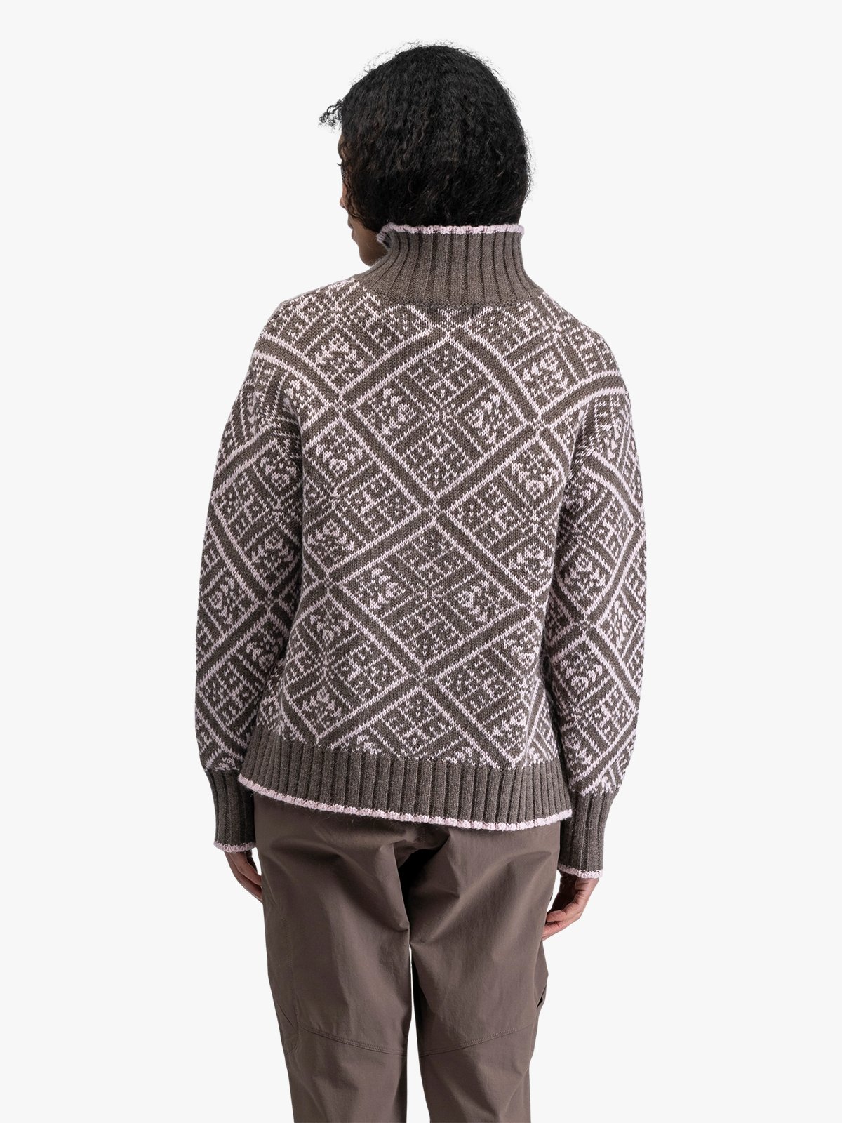Bergans Vega Knitted Wool Jumper Women Hot Cocoa