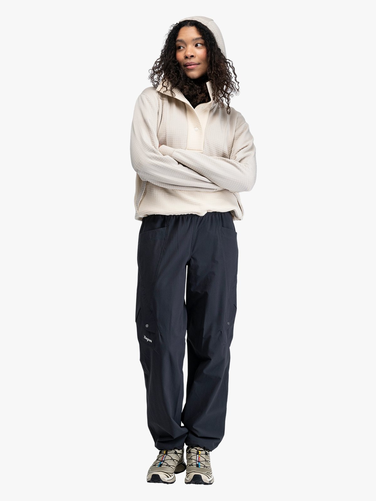 Bergans Vega Softshell Cargo Pants Women Dark Shadow Grey