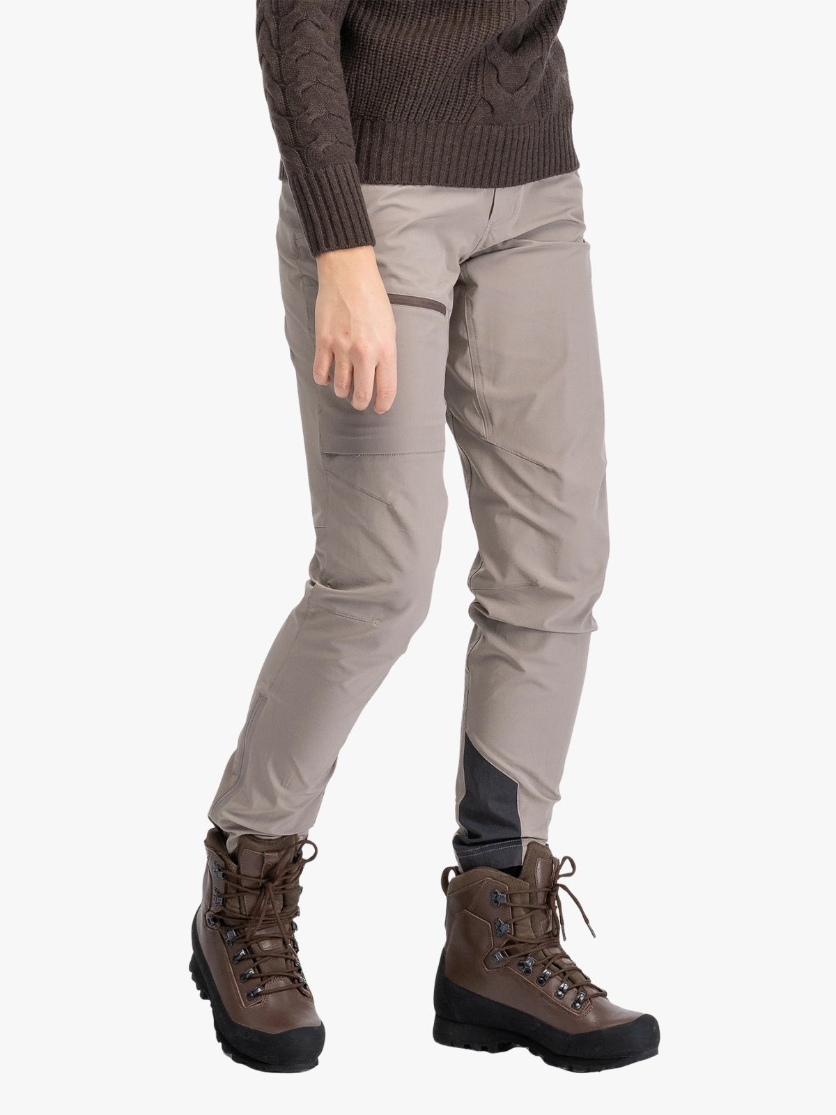 Bergans Breheimen Softshell Pants Women Rock Taupe