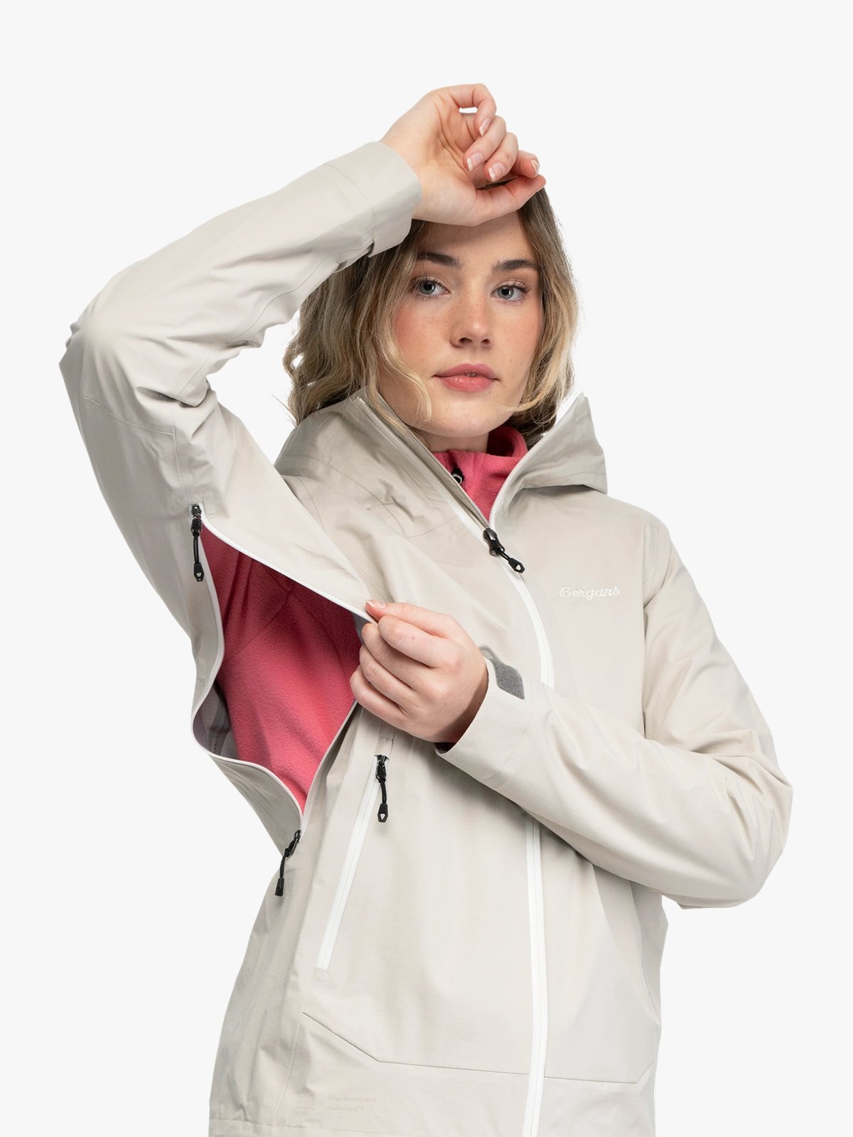 Bergans Essentials 3L Shell Jacket Women Coastal Sand