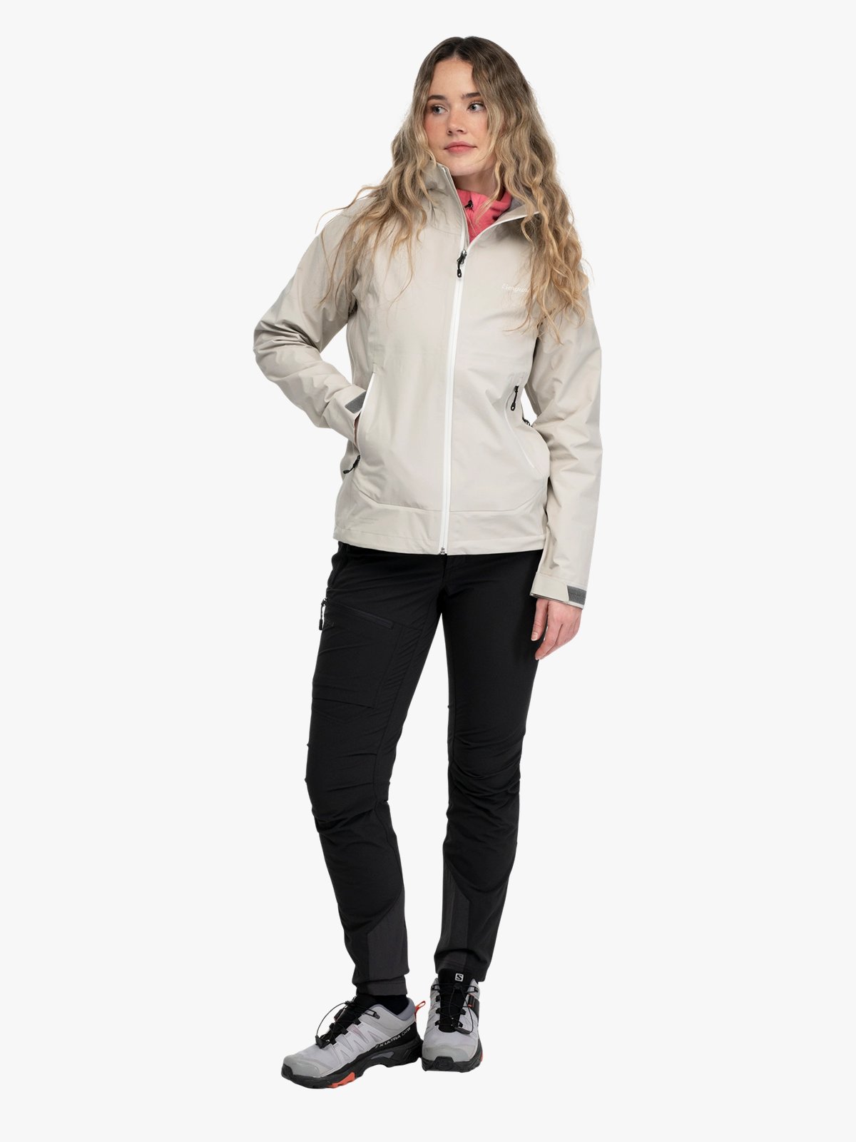 Bergans Essentials 3L Shell Jacket Women Coastal Sand