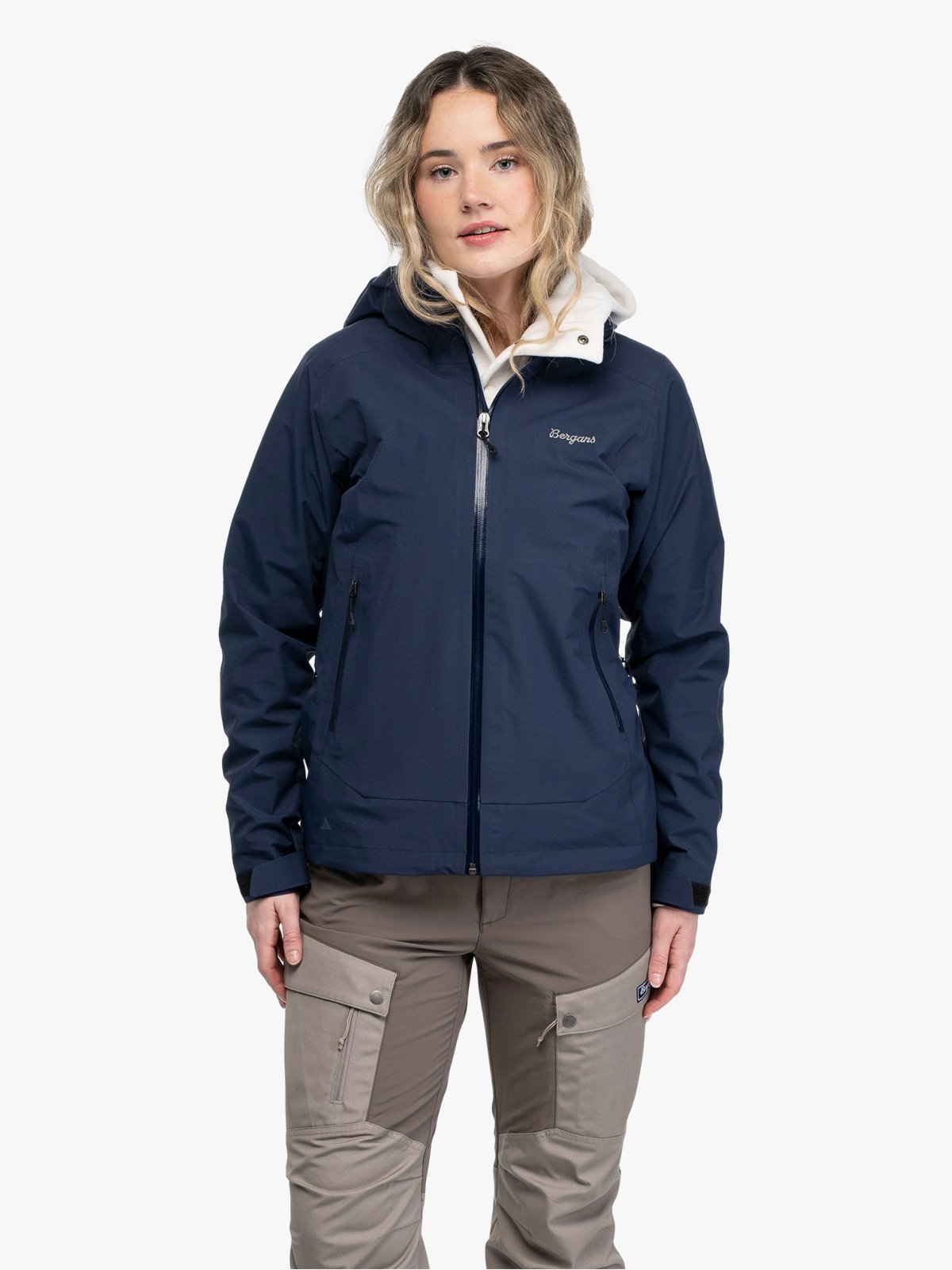Bergans Essentials 3L Shell Jacket Women Navy Blue
