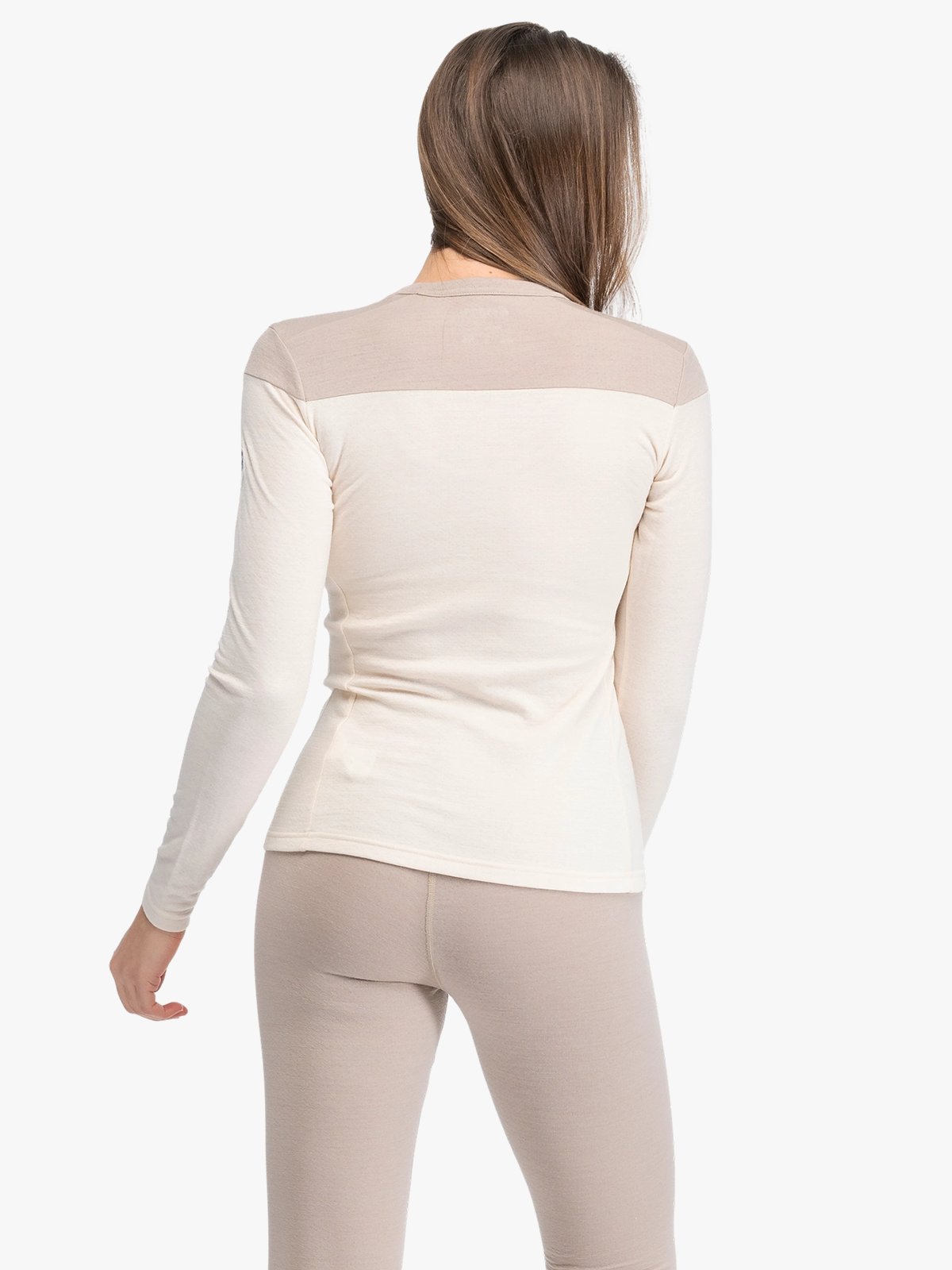 Bergans Inner:Dual Merino Long Sleeve Women Creme / Beige