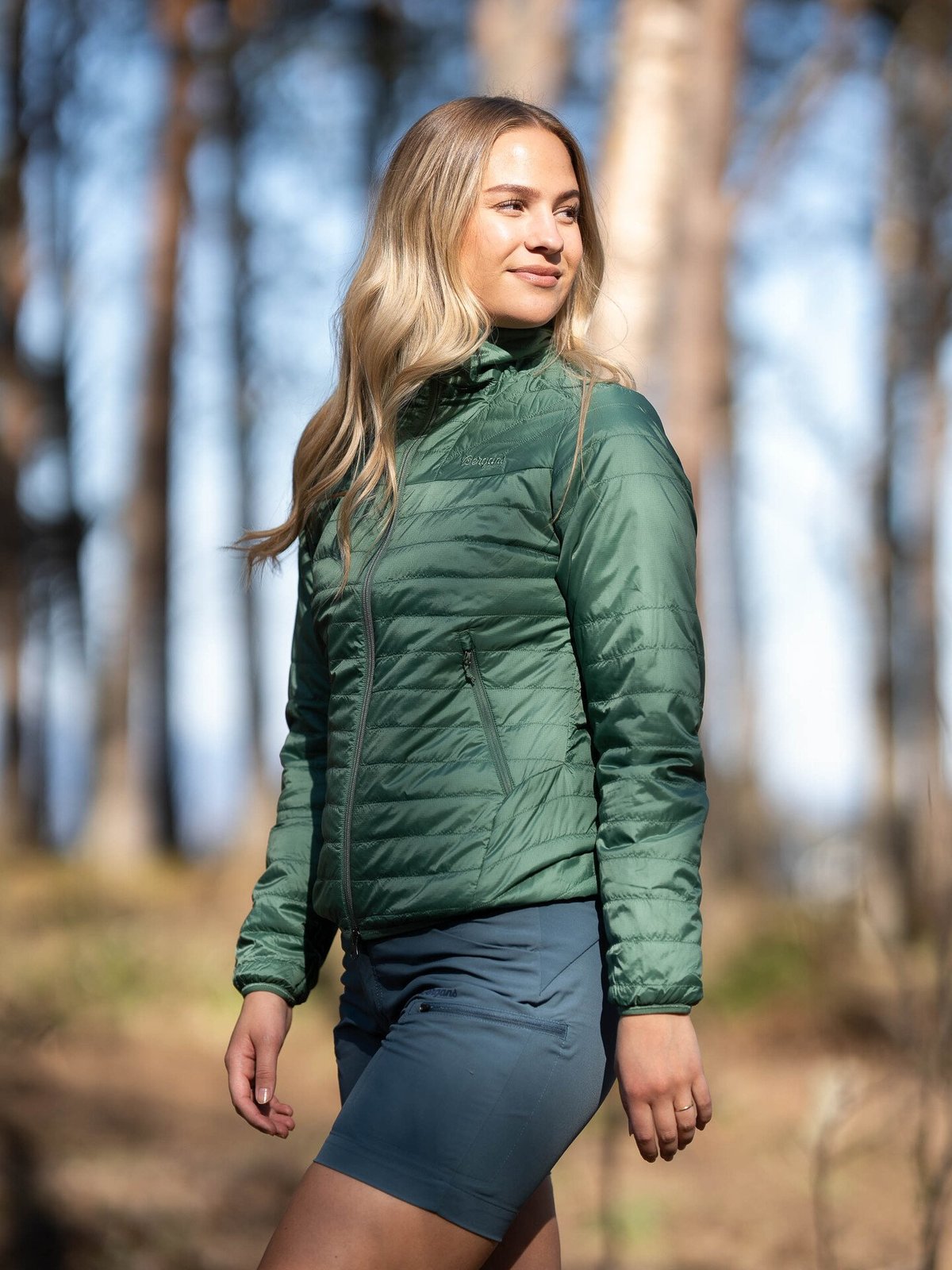 Bergans Røros Light Insulated Jacket Dark Jade Green