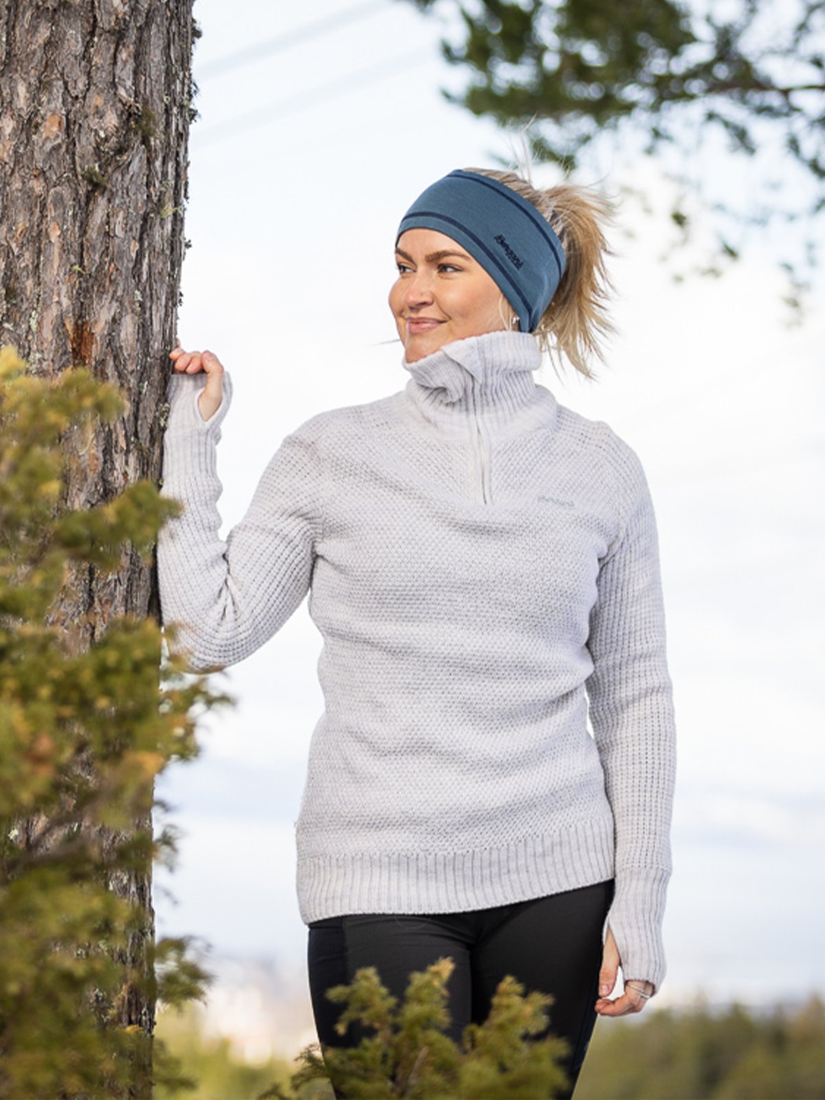Bergans Wool Headband Orion Blue