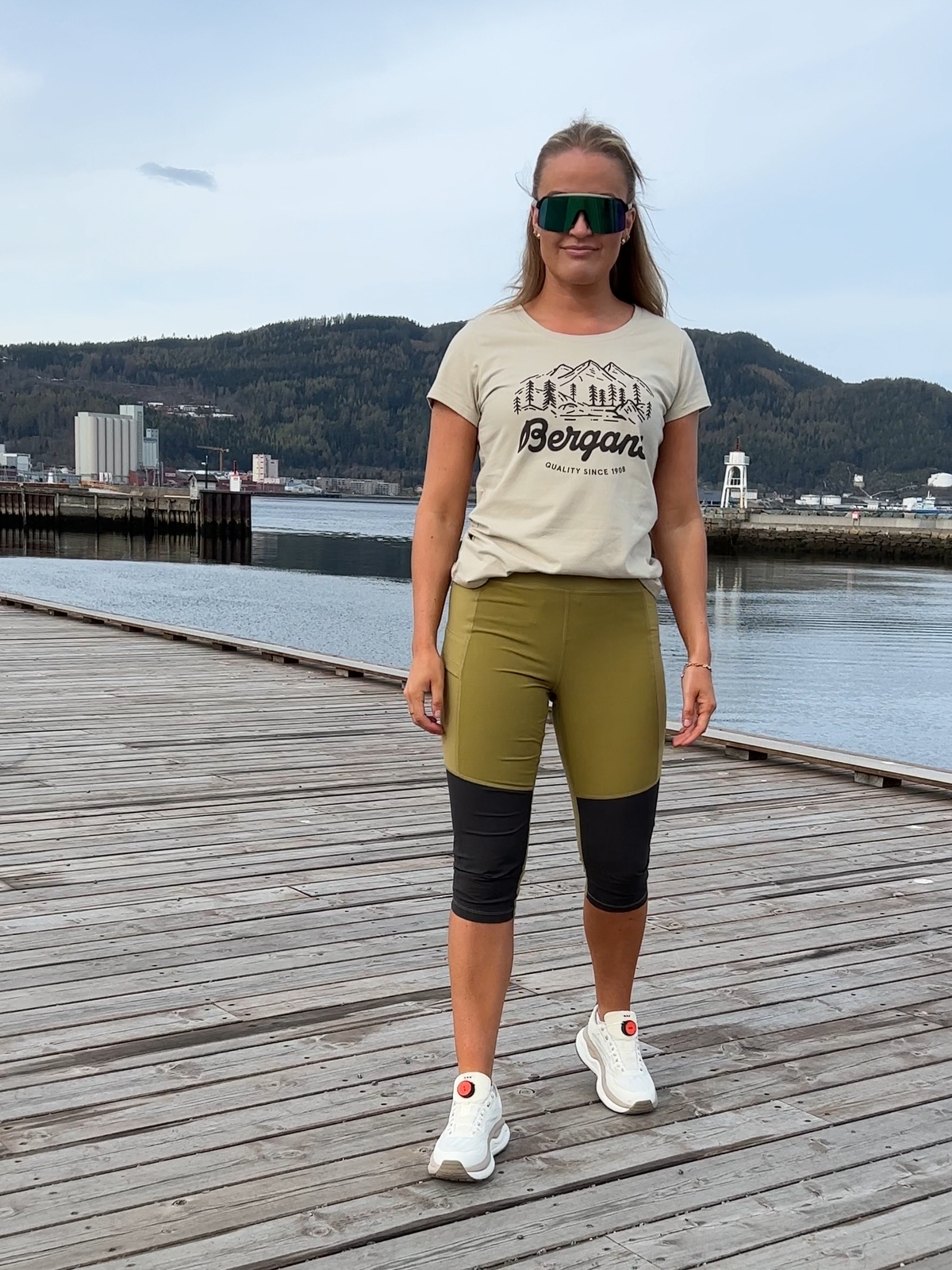 Bergans Fløyen V2 3/4 Pants Olive Green