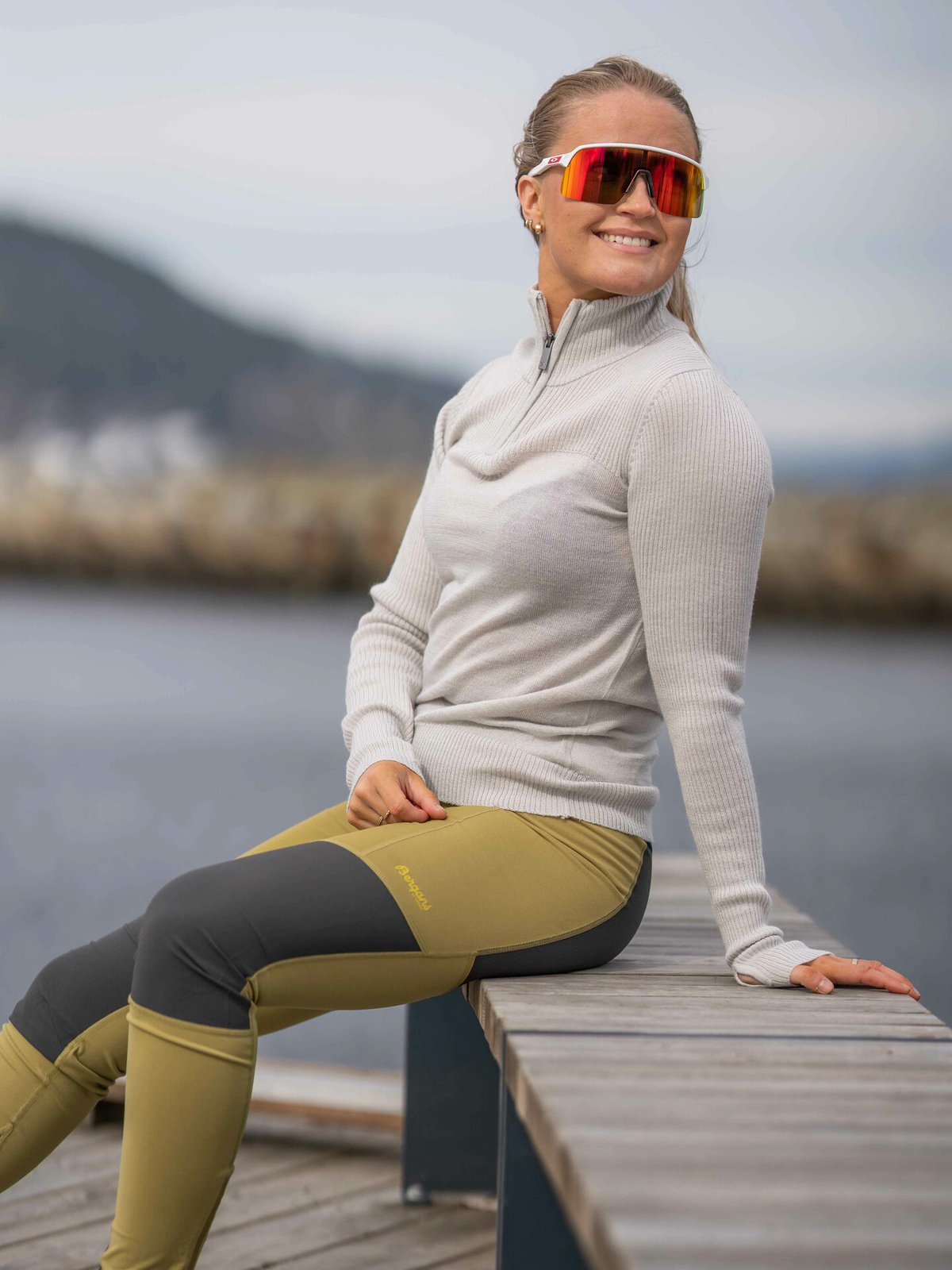 Bergans Fløyen Outdoor Tights Olive Green