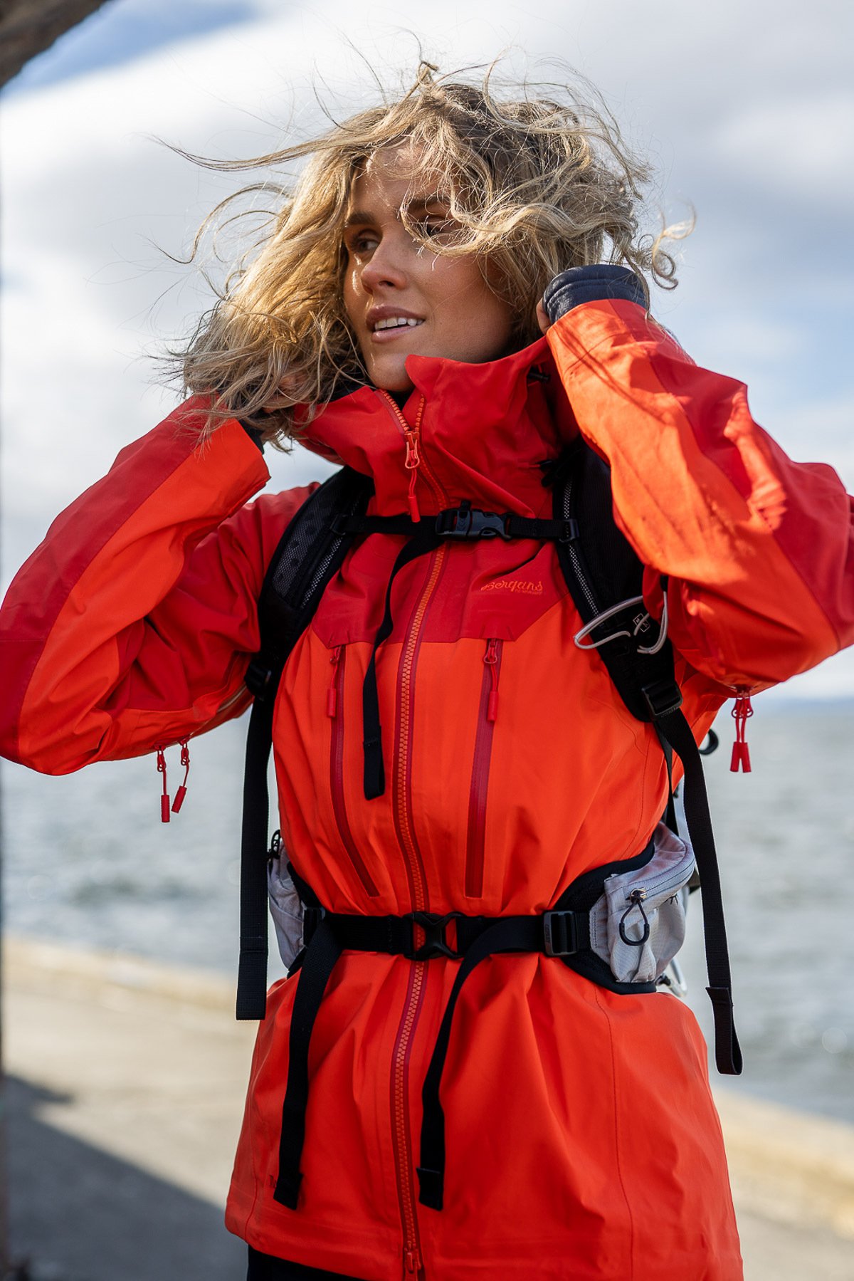 Bergans Cecilie 3L Jacket Energy Red / Red Leaf