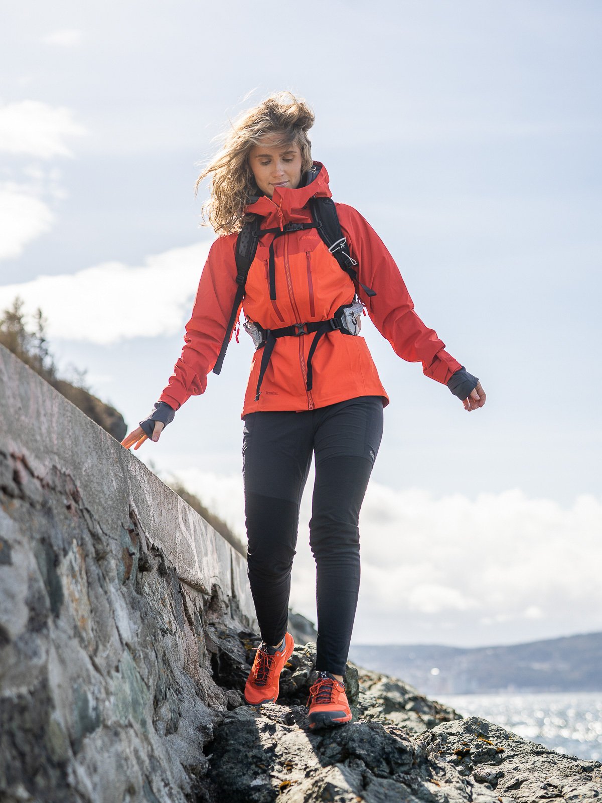 Bergans Cecilie 3L Jacket Energy Red / Red Leaf