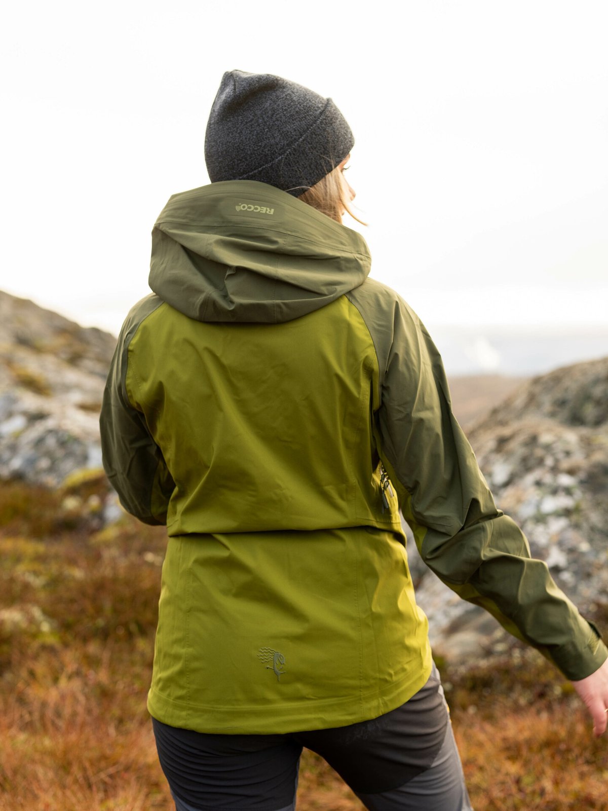 Bergans Cecilie 3L Jacket Trail Green / Dark Olive Green