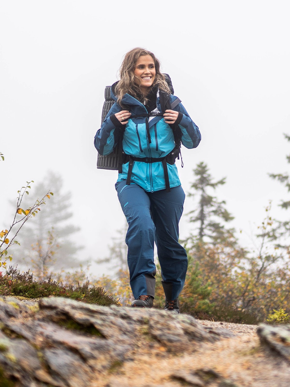 Bergans Cecilie 3L Pant Deep Sea Blue