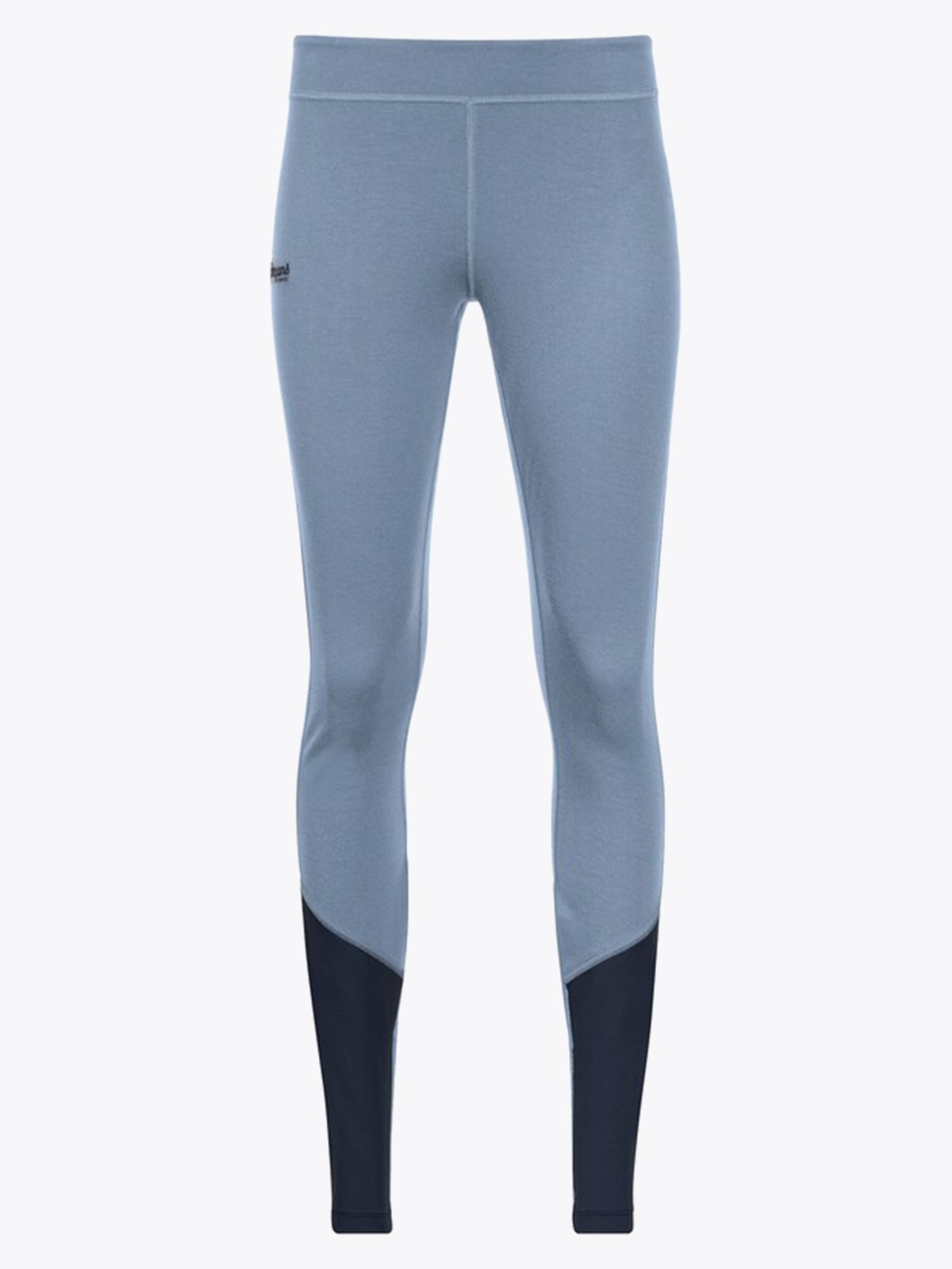 Bergans Cecilie Wool Tights Misty Sky Blue / Navy Blue