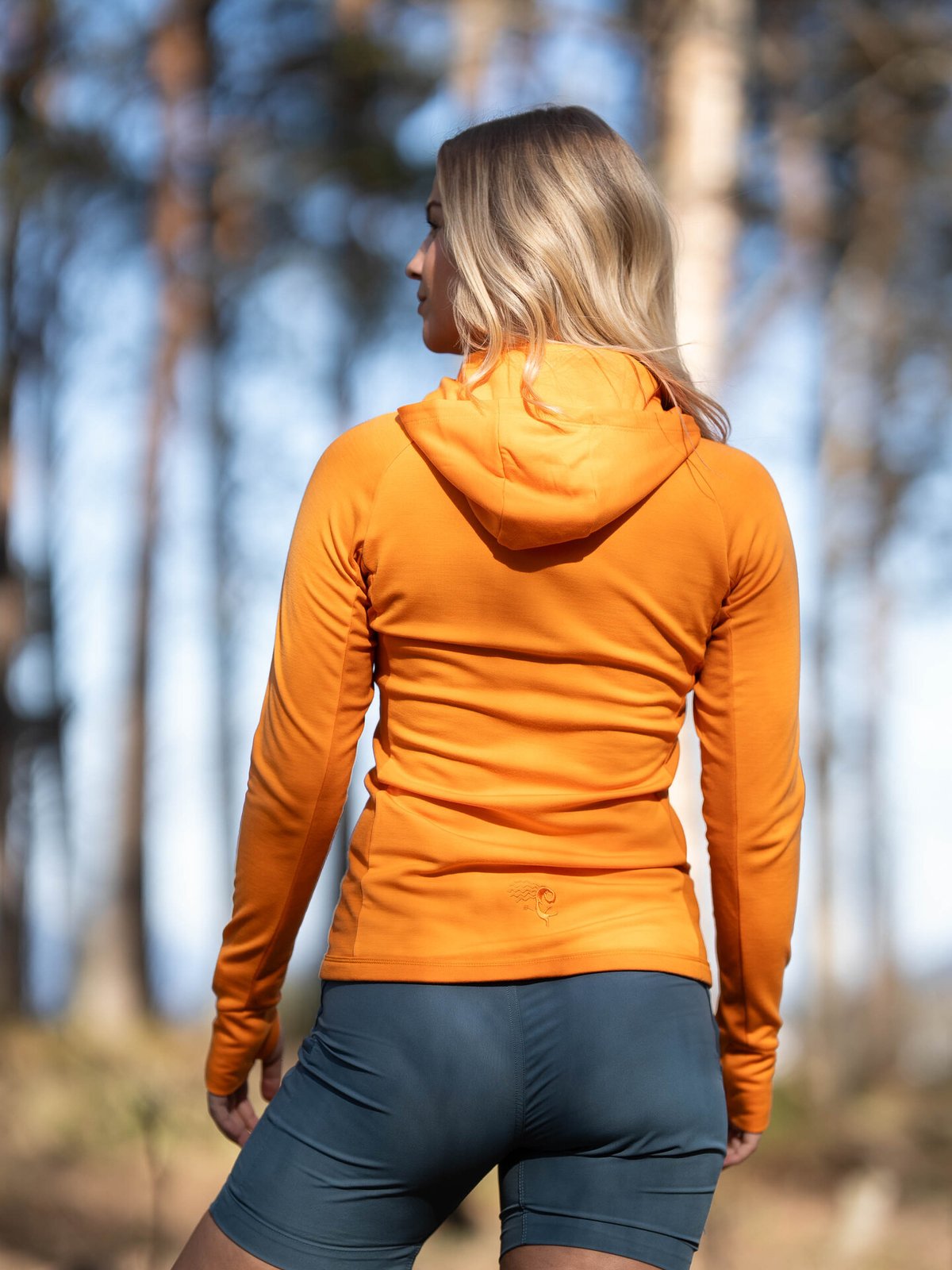 Bergans Cecilie Wool Hood Jacket Lush Yellow / Cloudberry Yellow