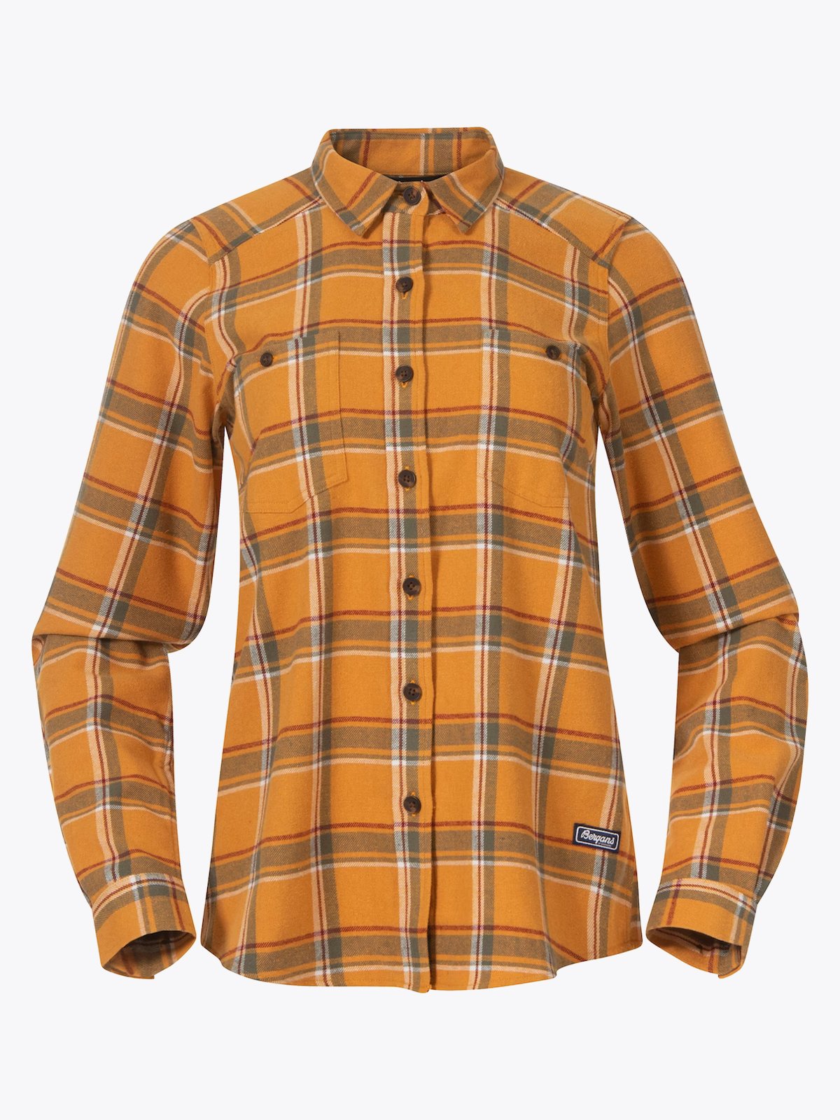 Bergans Tovdal Shirt Golden Field / Green Mud Check