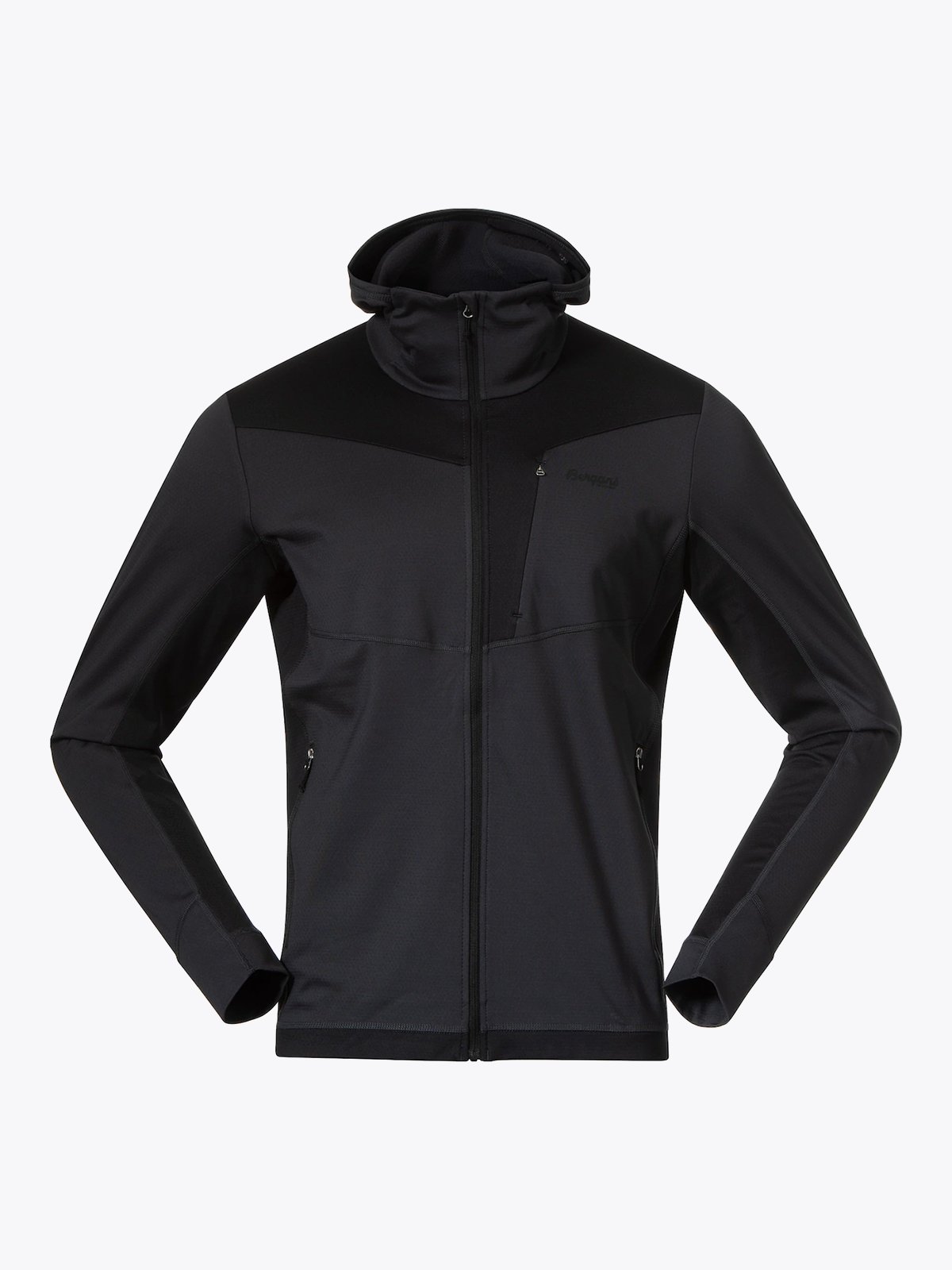 Bergans Ulstein Wool Hood Jacket Black