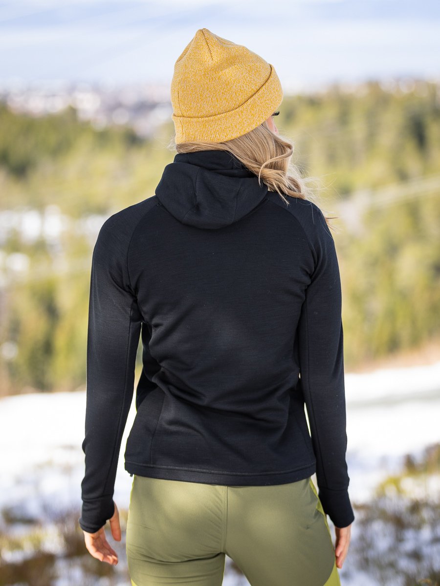 Bergans Ulstein Wool Hood Jacket Black