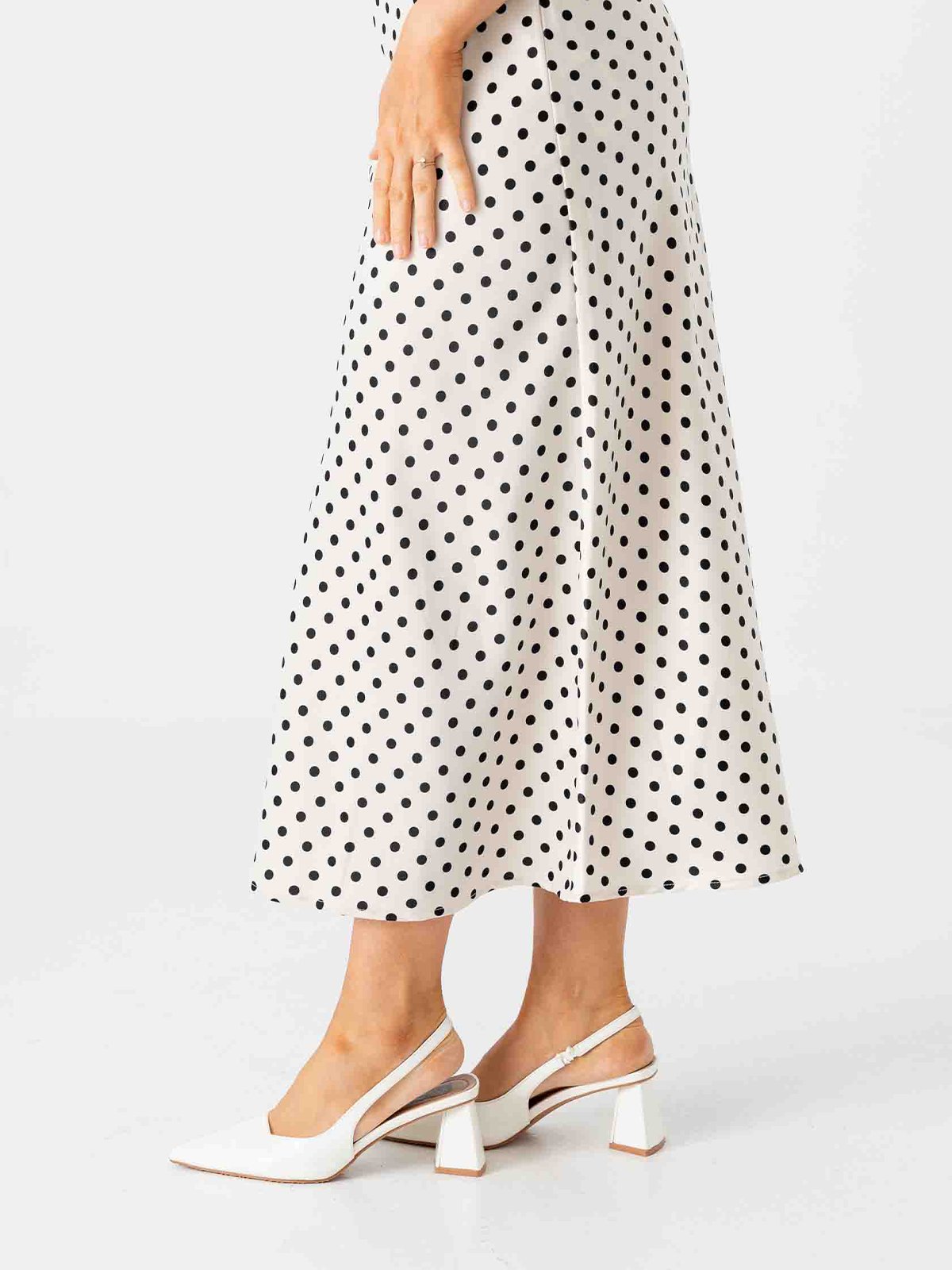 Bianco Maralyn Slingback Patent Off White