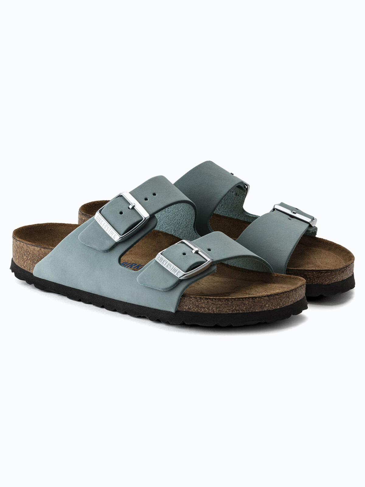 Birkenstock Arizona Soft Footbed Faded Aqua