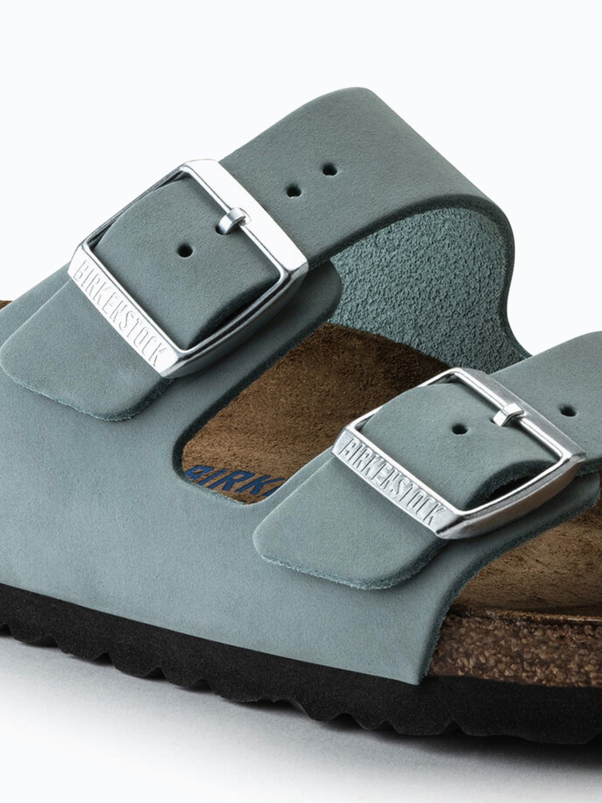 Birkenstock Arizona Soft Footbed Faded Aqua