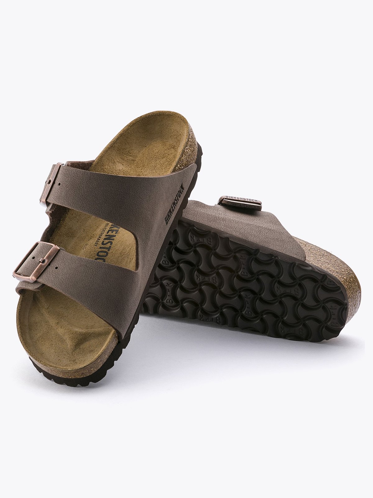 Birkenstock Arizona Birko-Flor Nubuck Mocha