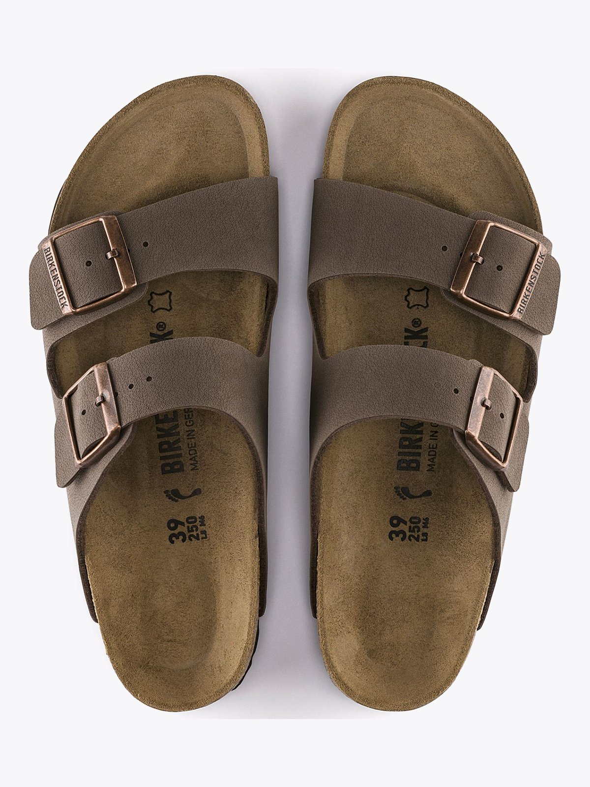 Birkenstock Arizona Birko-Flor Nubuck Mocha