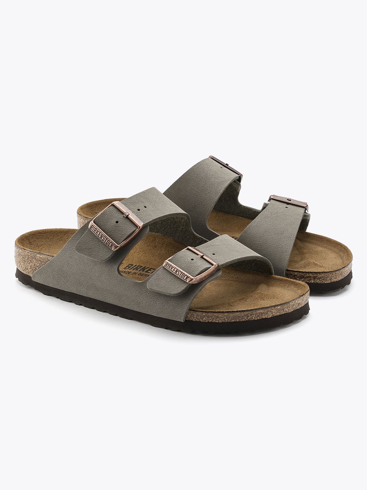 Birkenstock Arizona Birko-Flor Nubuck Stone