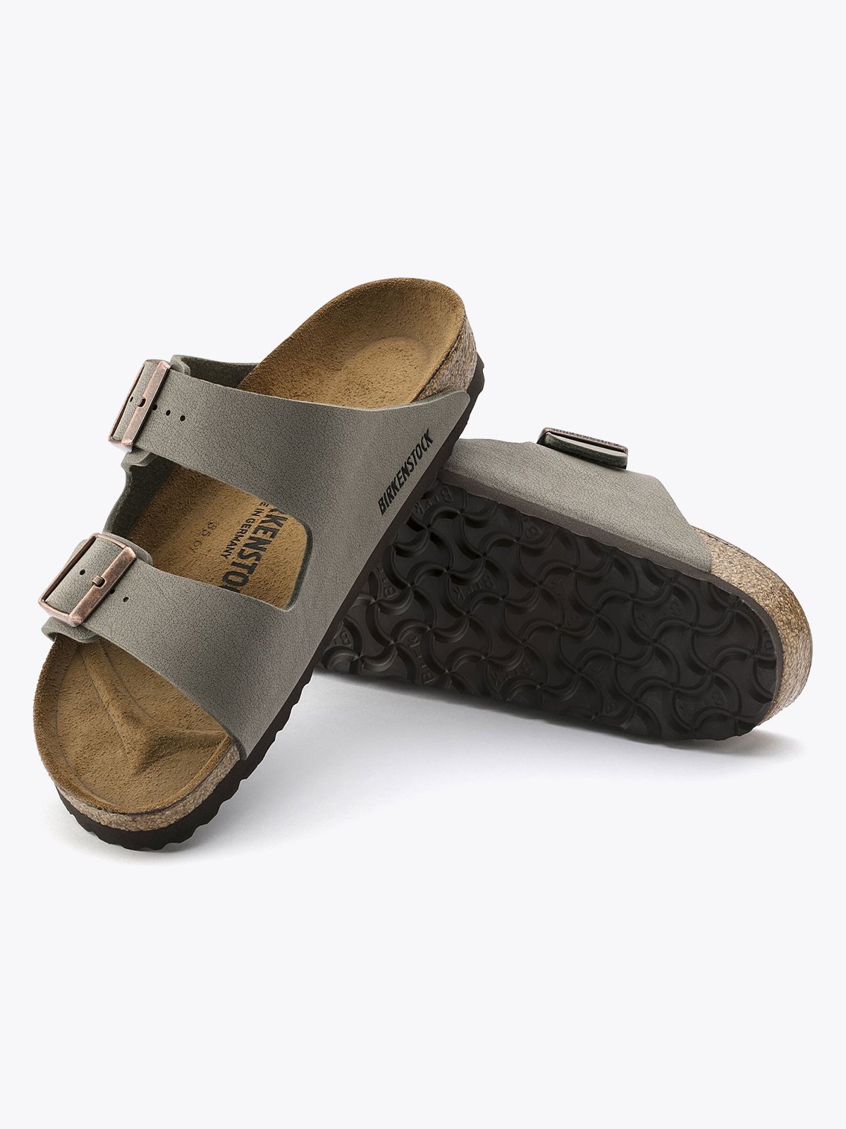 Birkenstock Arizona Birko-Flor Nubuck Stone