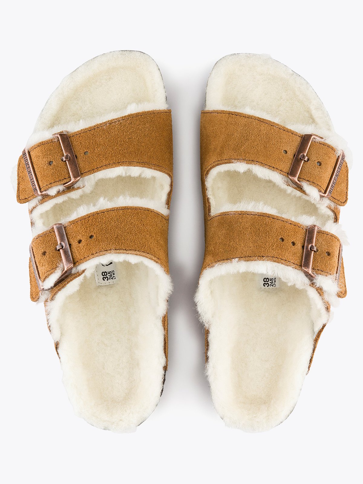 Birkenstock Arizona Fur Mink