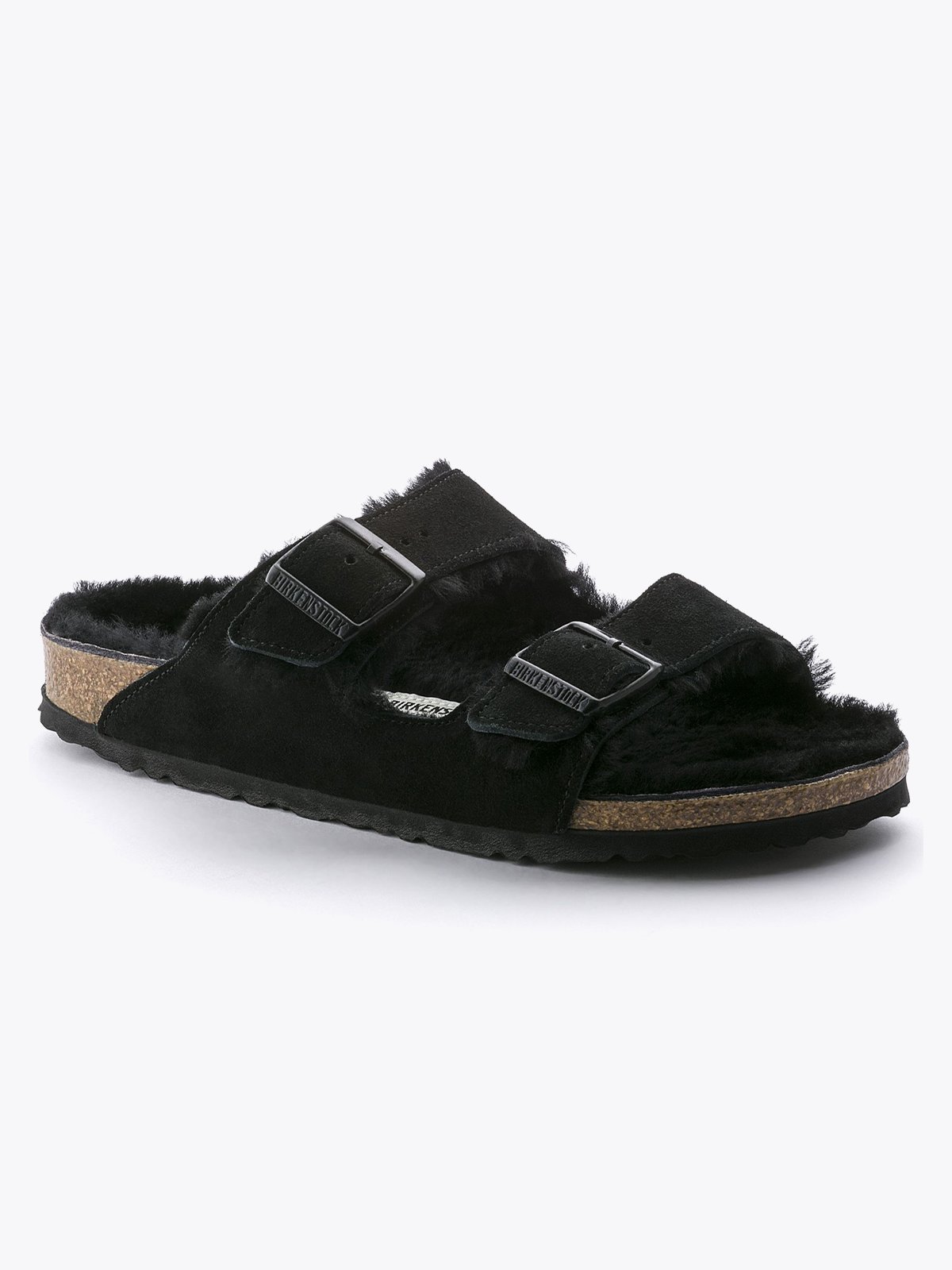 Birkenstock Arizona Fur Black