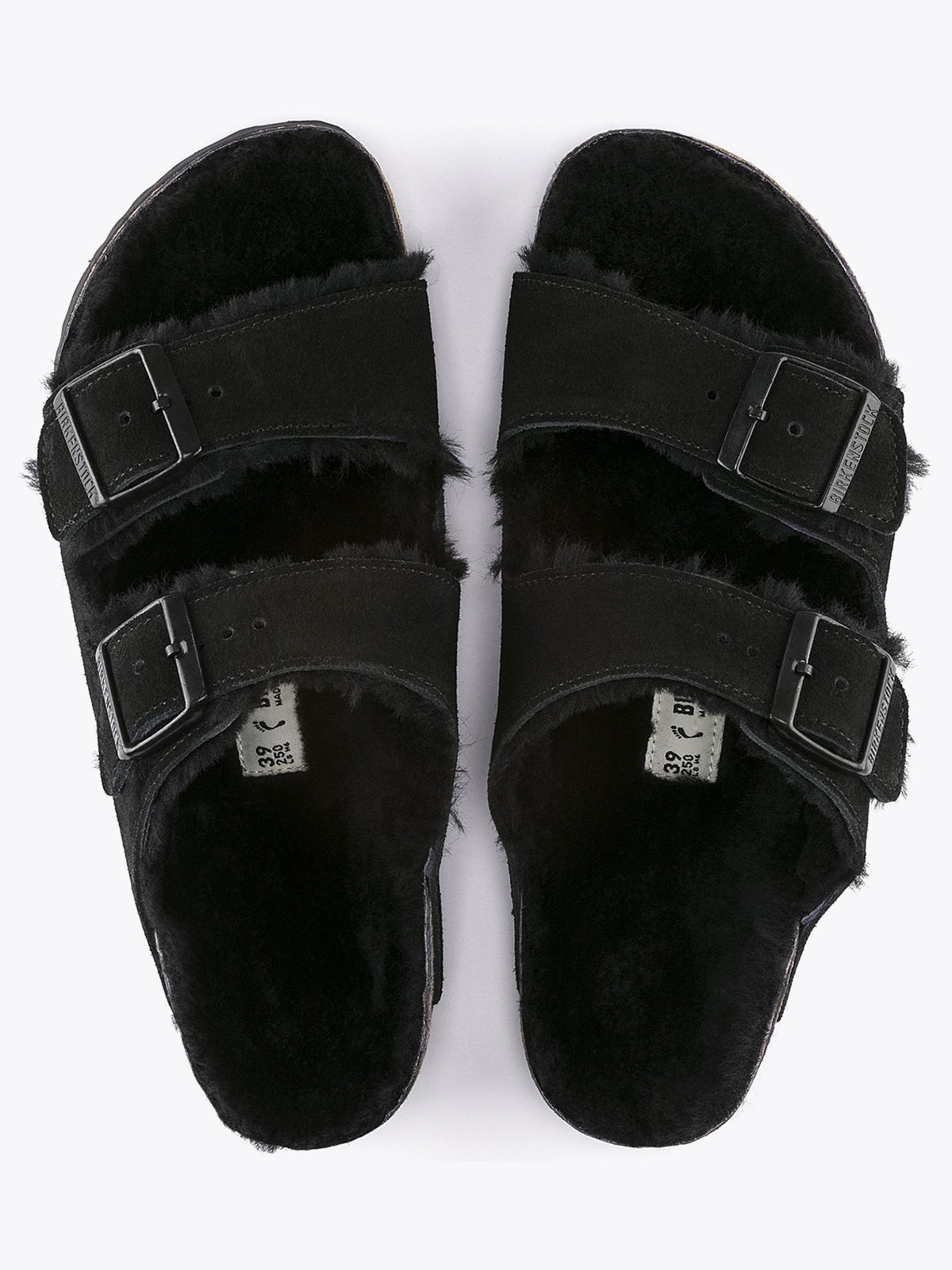 Birkenstock Arizona Fur Black
