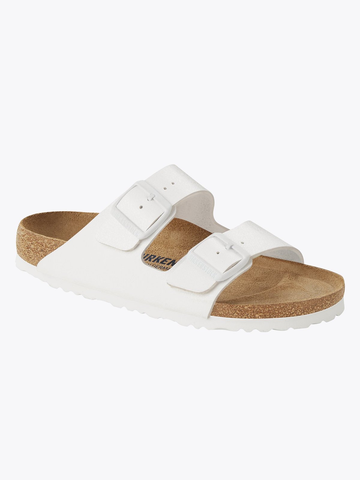 Birkenstock Arizona Natural Leather Hvit