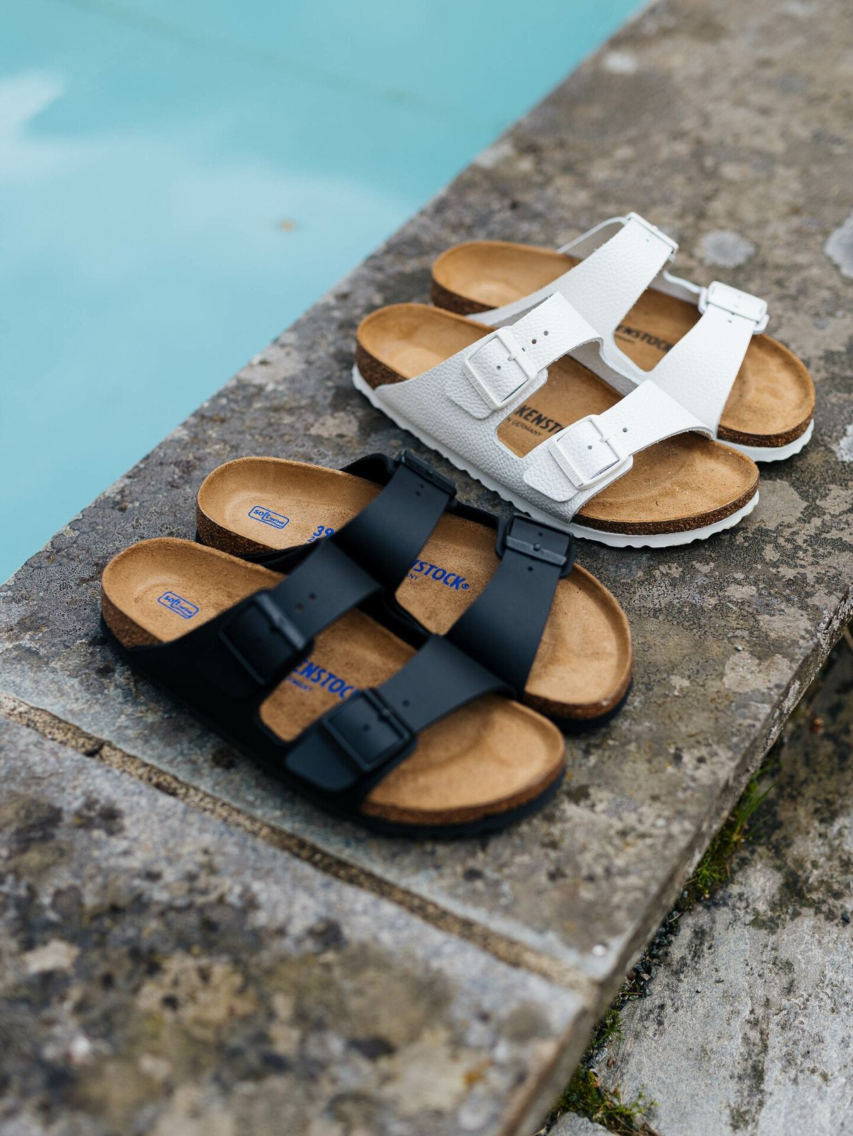 Birkenstock Arizona Natural Leather Hvit