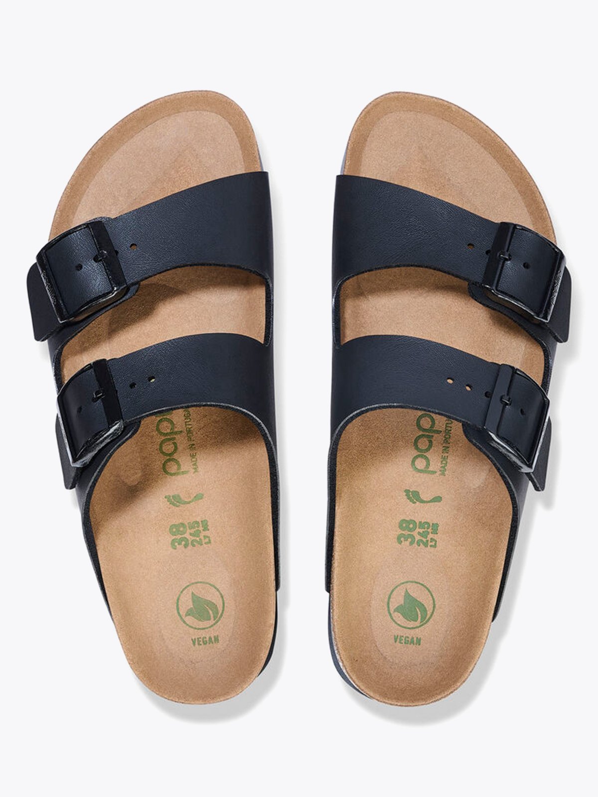 Birkenstock Arizona PAP Platform Birko-Flor Black