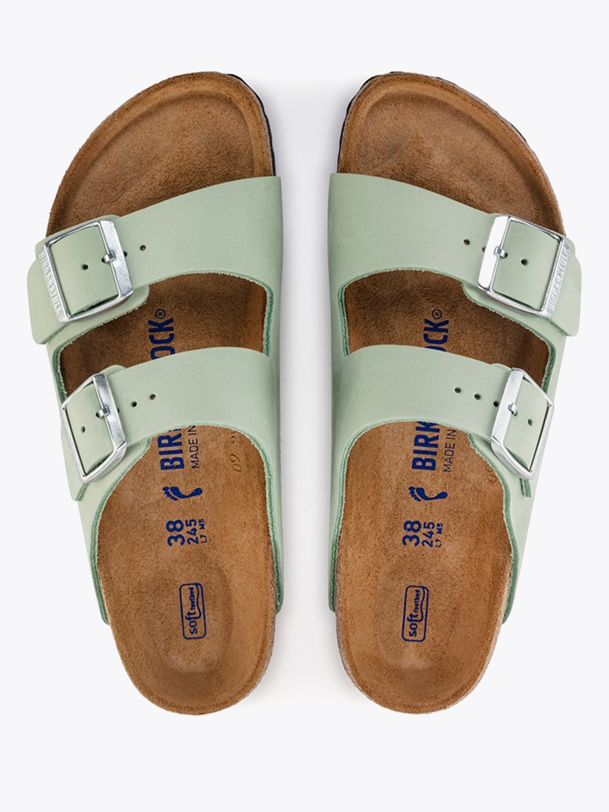 Birkenstock Arizona SFB Nubuck Matcha